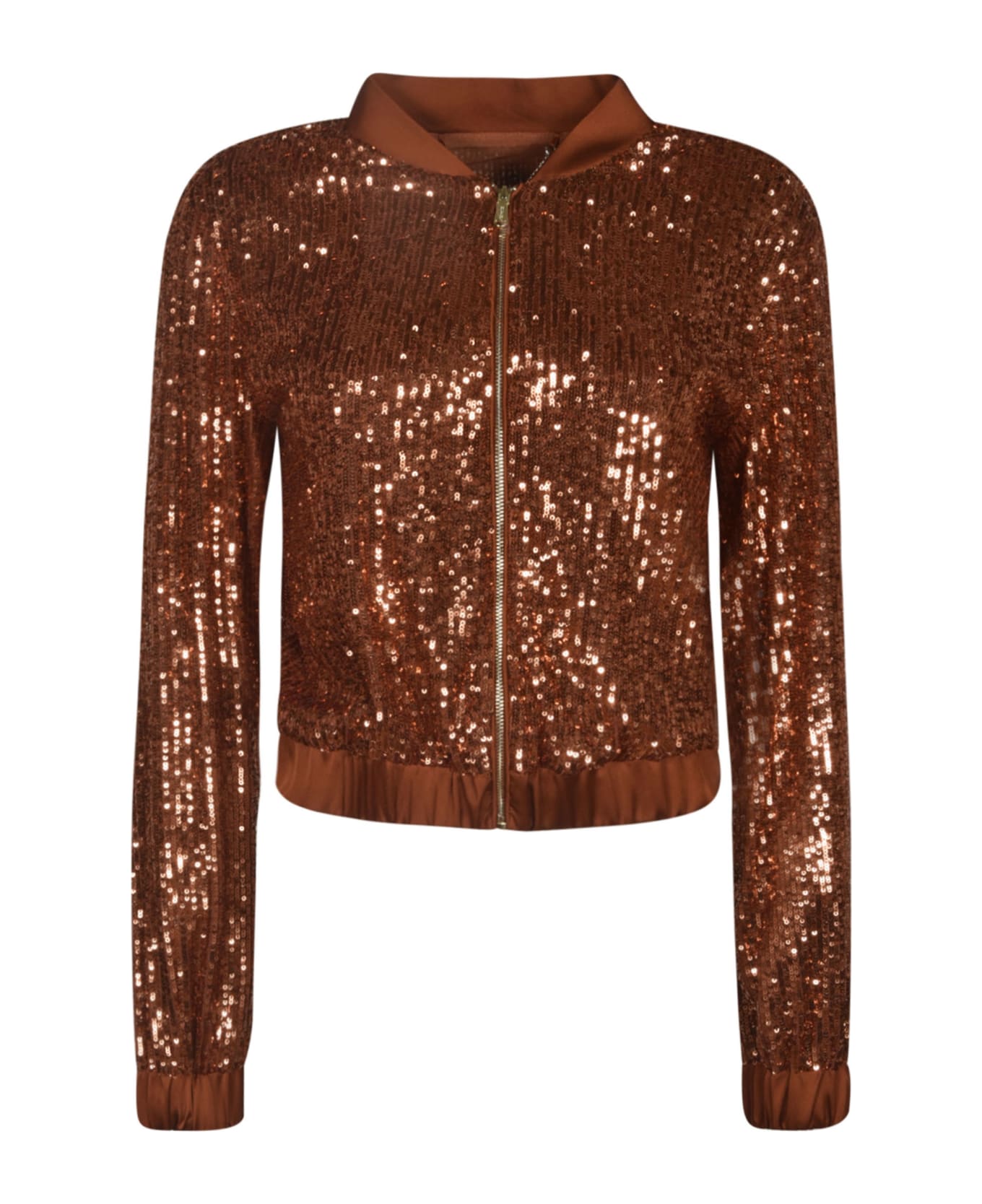 Blugirl All-over Embellished Jacket - Bronze