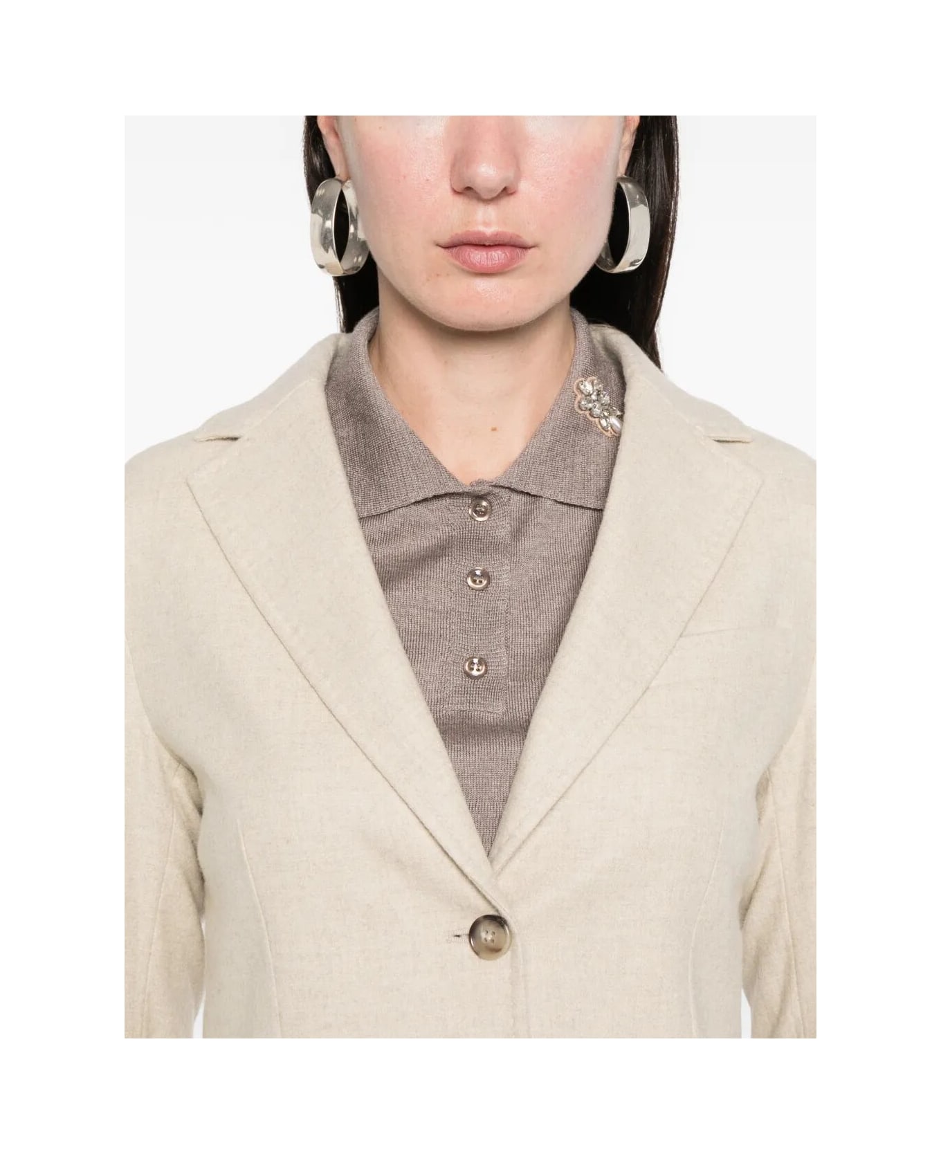Circolo 1901 Slim Fit Jacket - Naturale