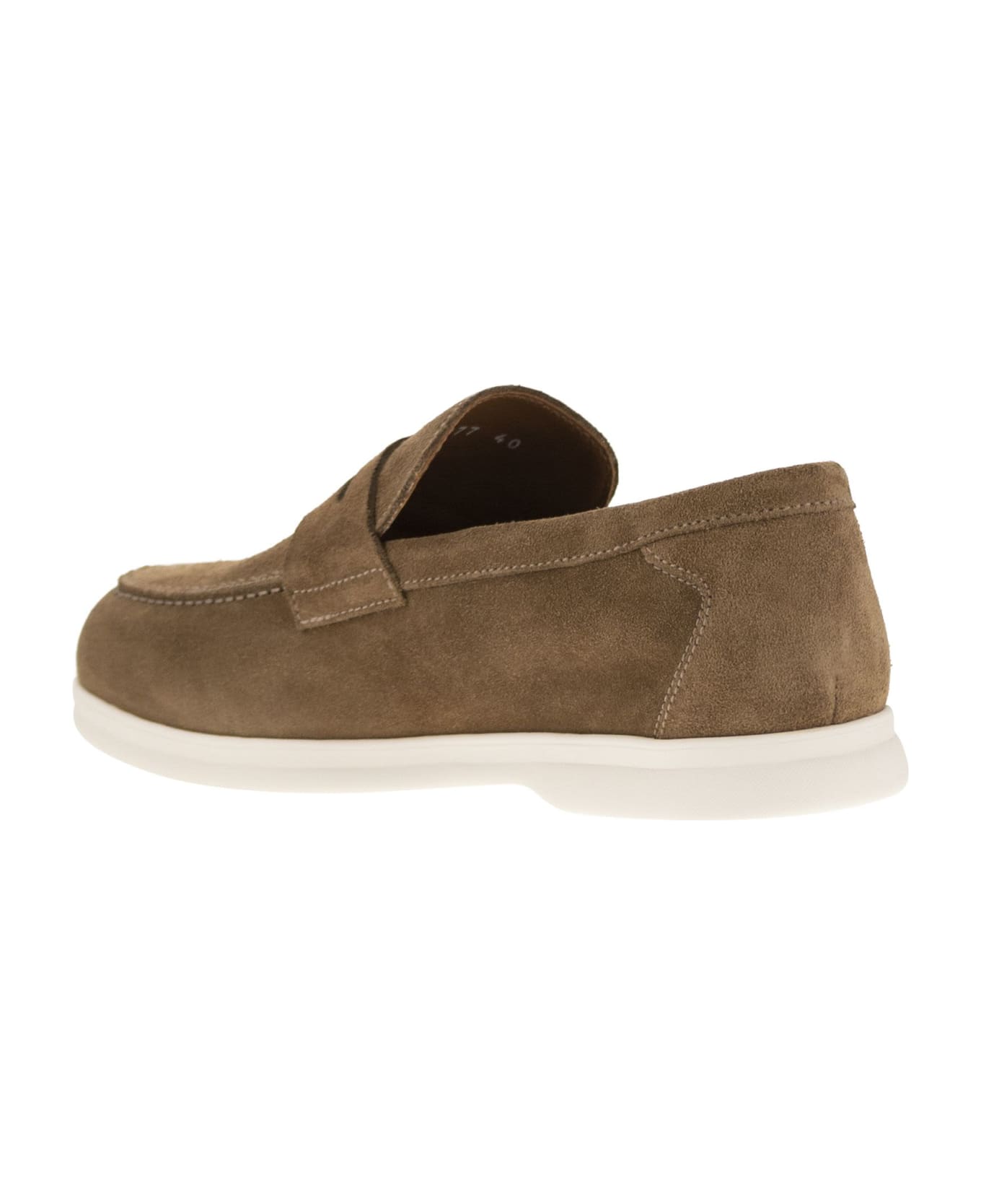 Doucal's Penny - Suede Moccasin - Beige