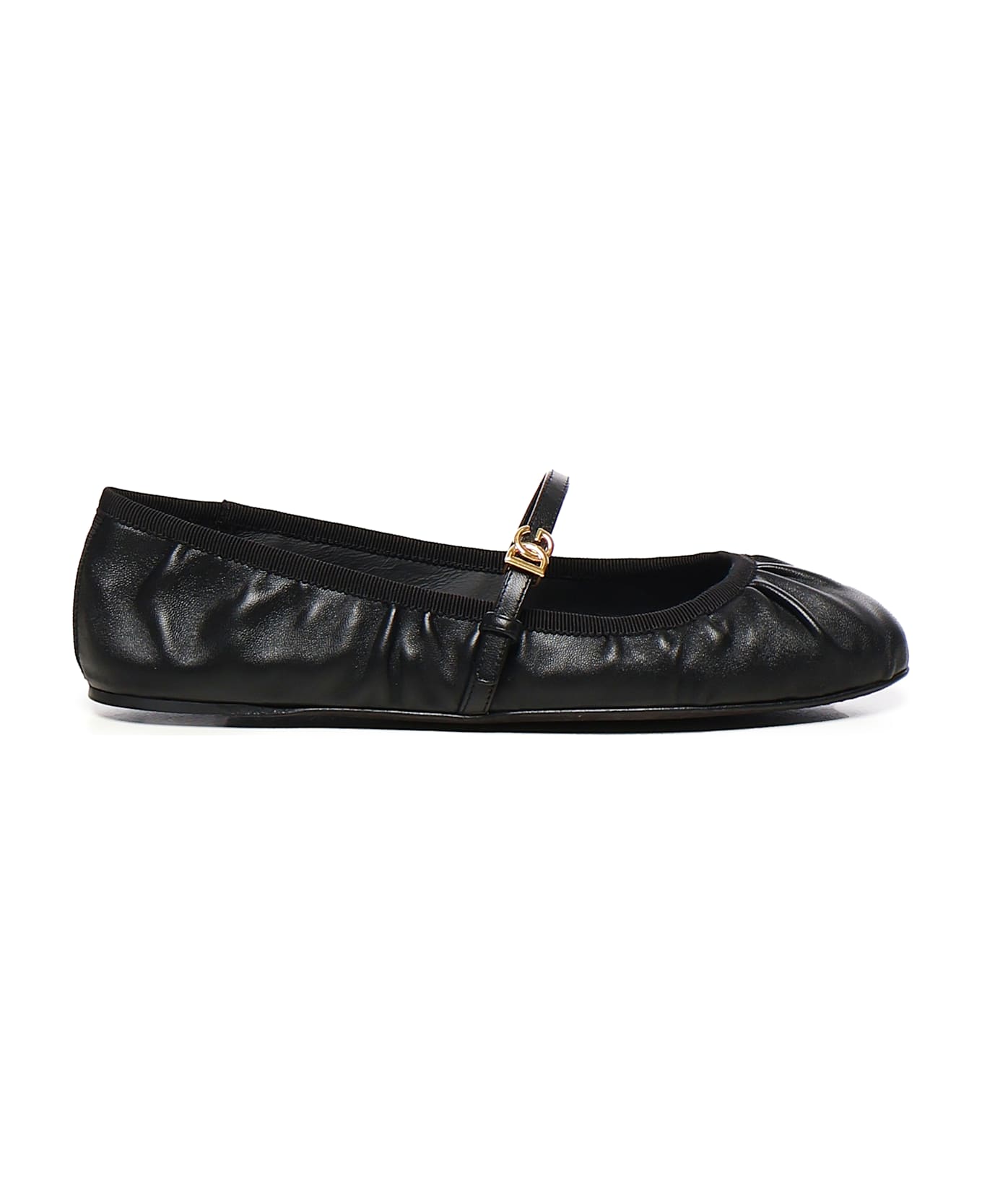 Dolce & Gabbana Ballerina Vally In Nappa - Black