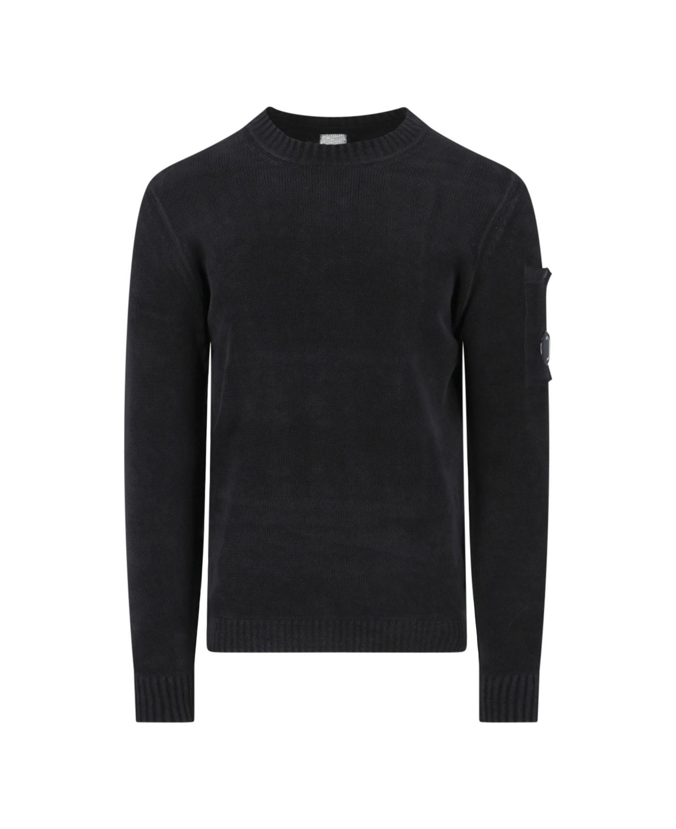 C.P. Company Chenille Sweater - Black  