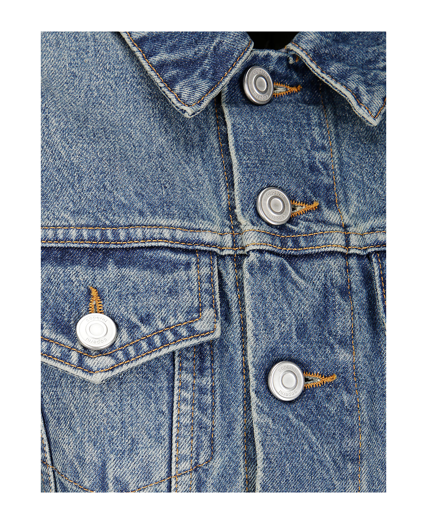 Coperni Denim Body Jacket - BLUE VINTAGE