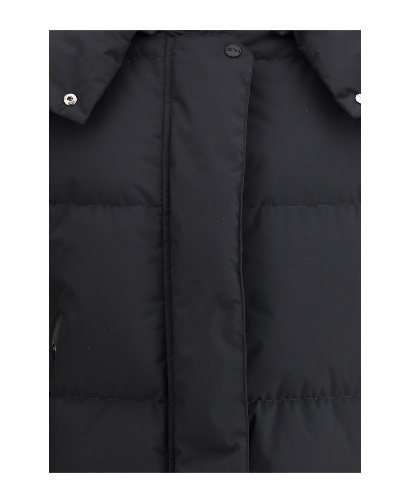 Herno Hooded Down Jacket - nero