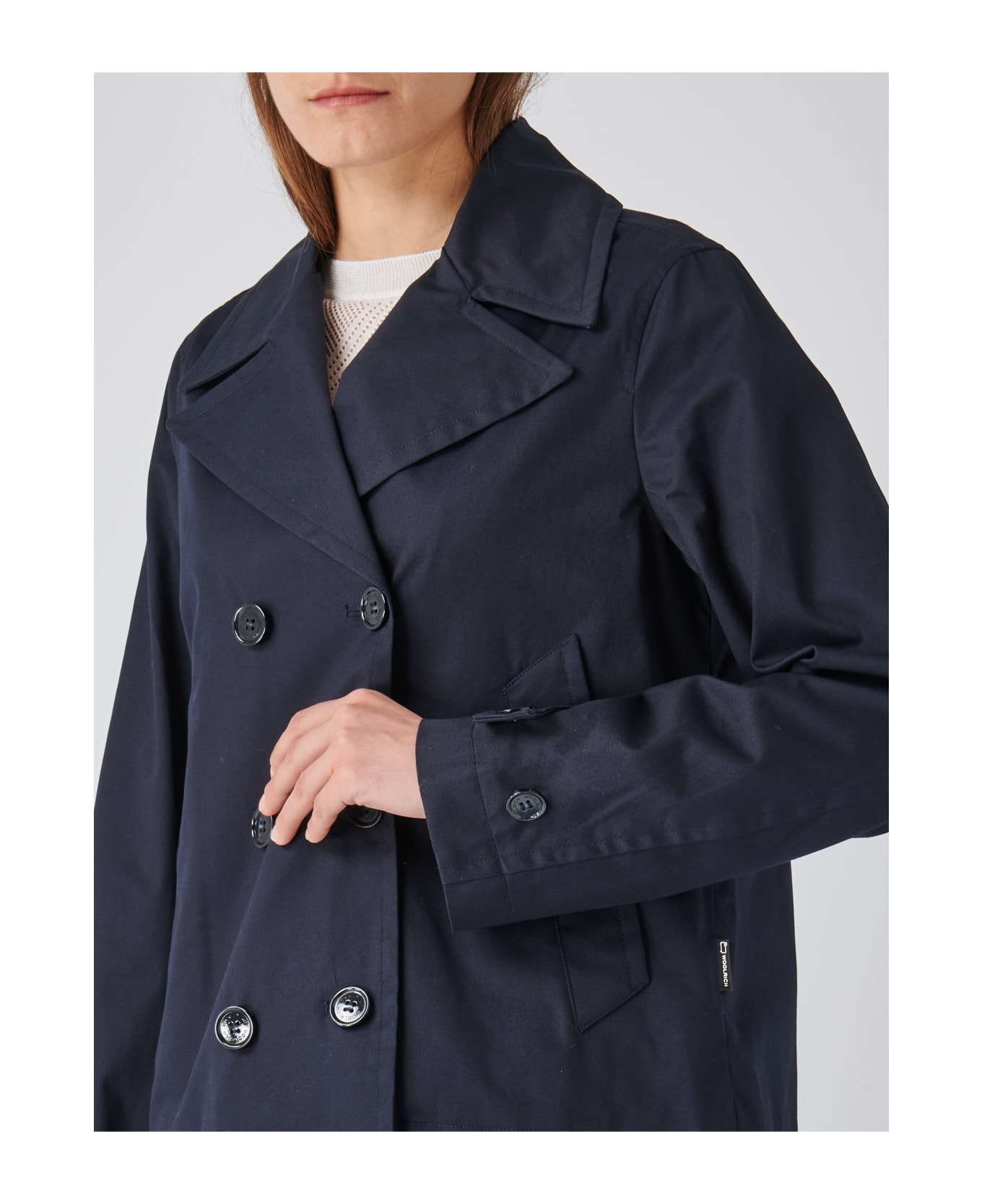 Woolrich Cotton Jacket - NAVY コート