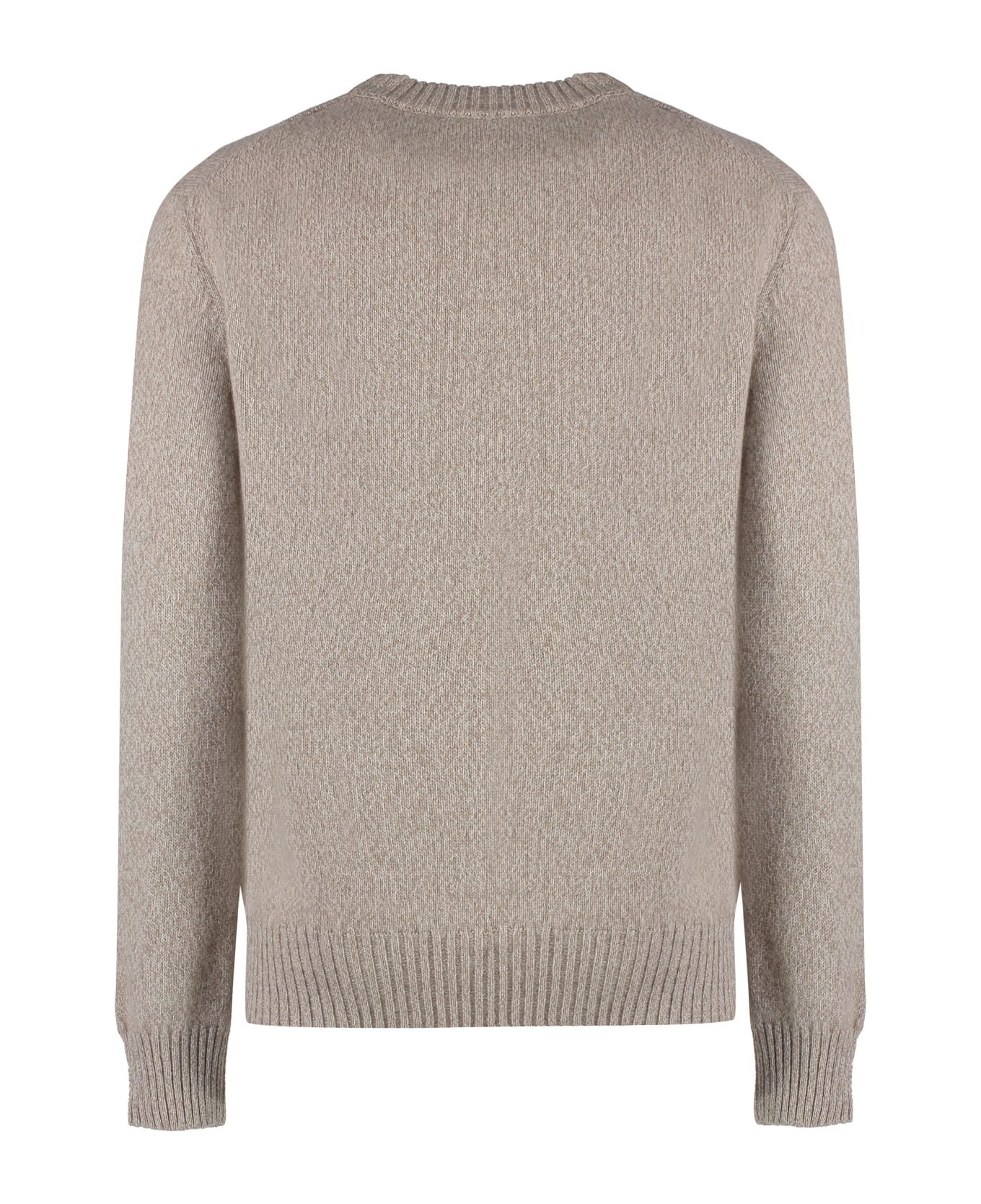 Ami Alexandre Mattiussi Wool And Cashmere Sweater - Beige