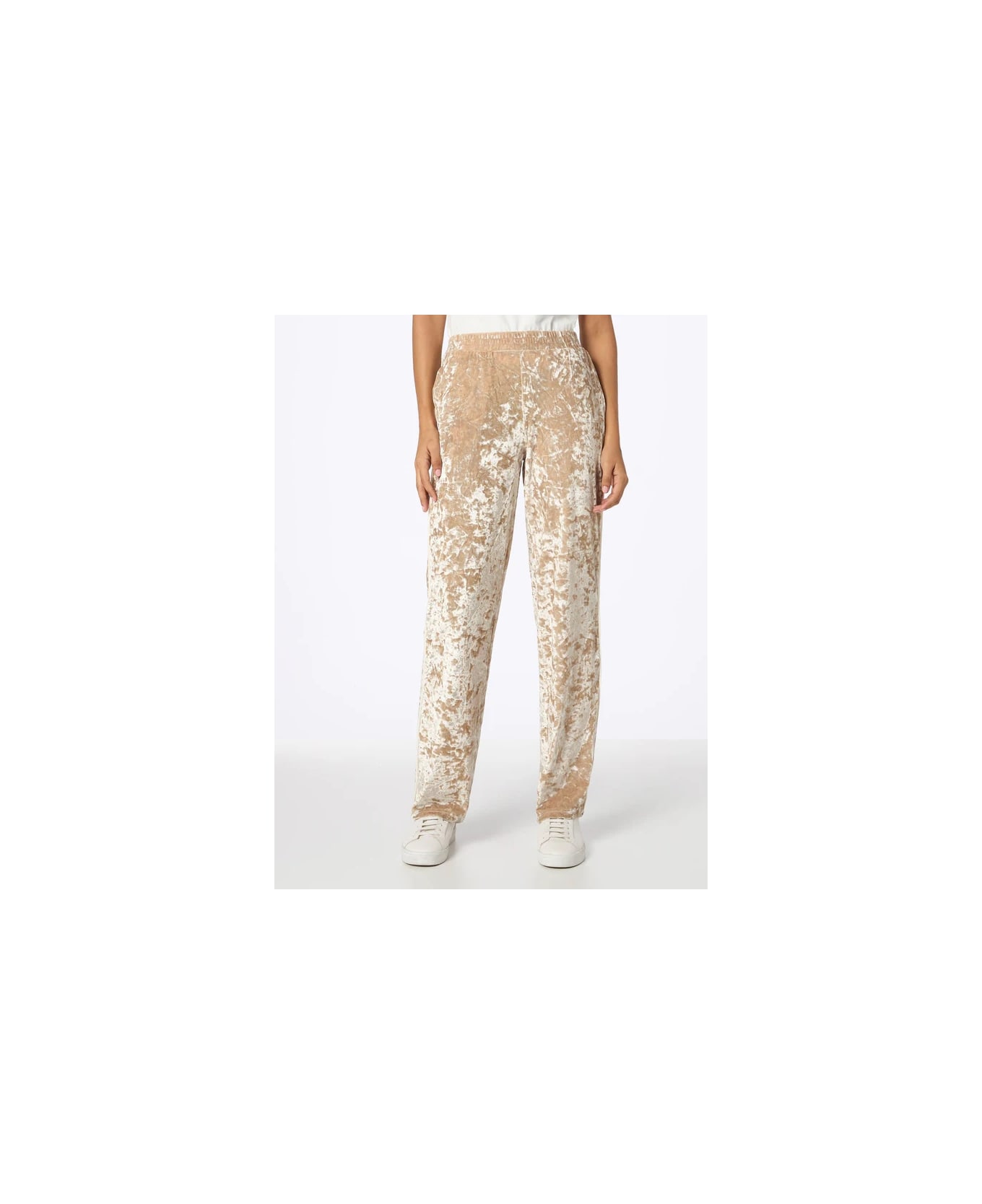 MC2 Saint Barth Pantalone Donna Con Logo - Beige