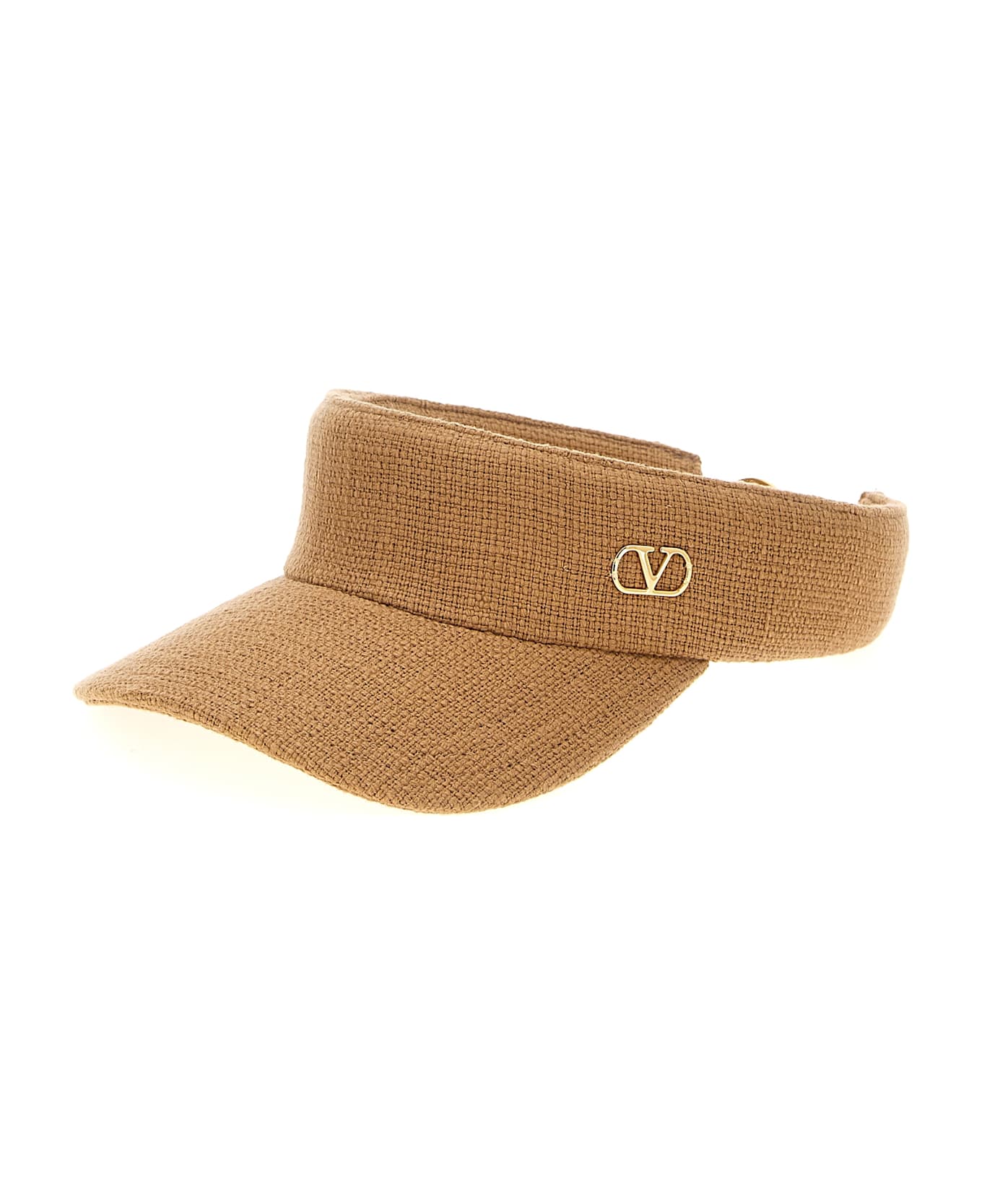 Valentino Garavani Visor Valentino Garavani Vlogo - Beige