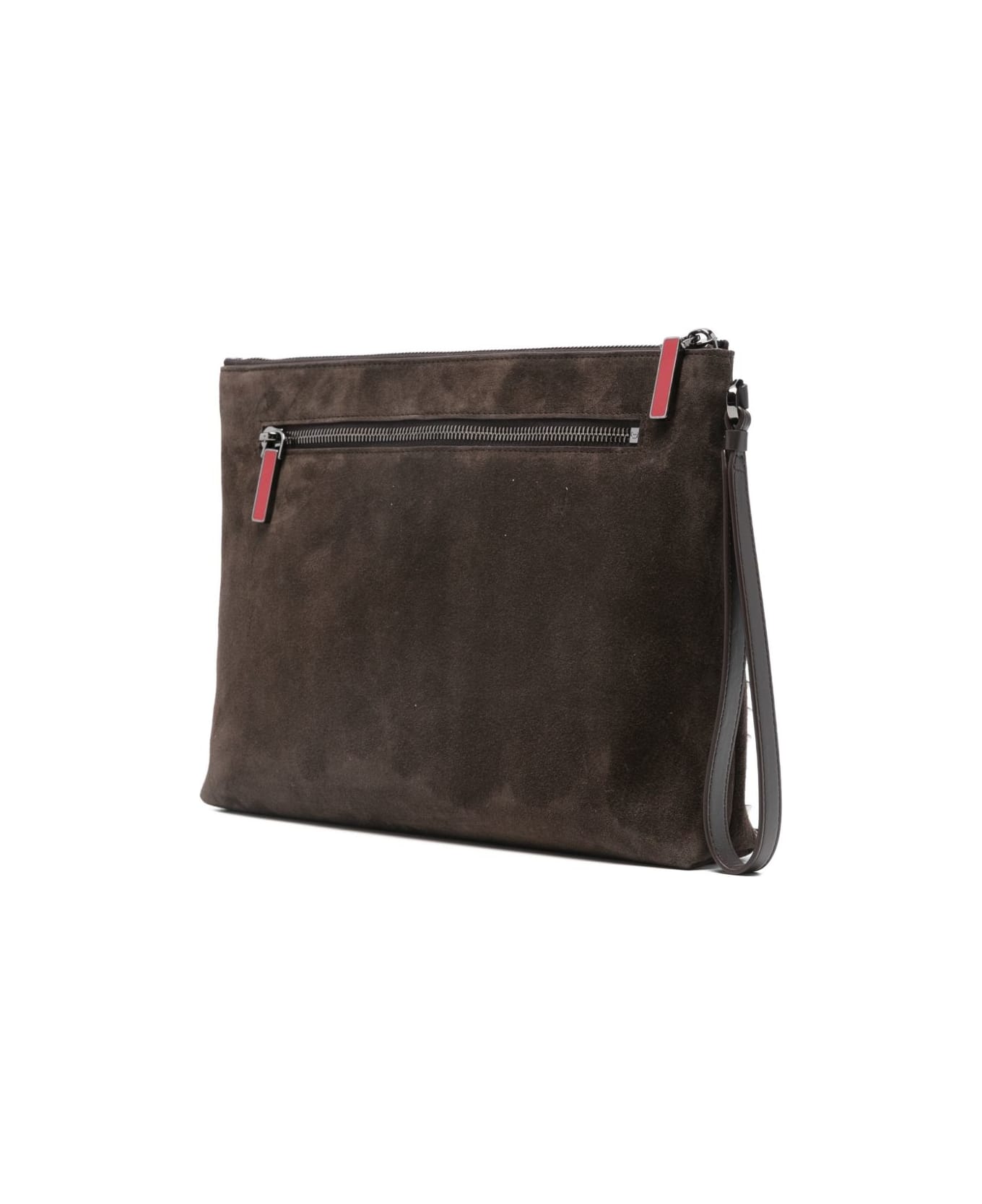 Christian Louboutin Funky Leather Pouch - Black