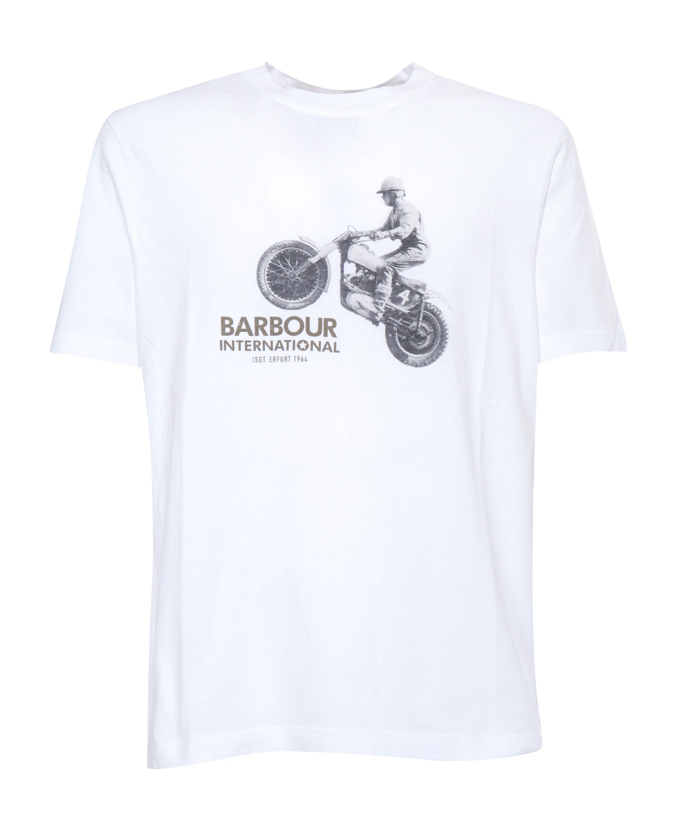 Barbour Jump Archive Graphic T-shirt - WHITE