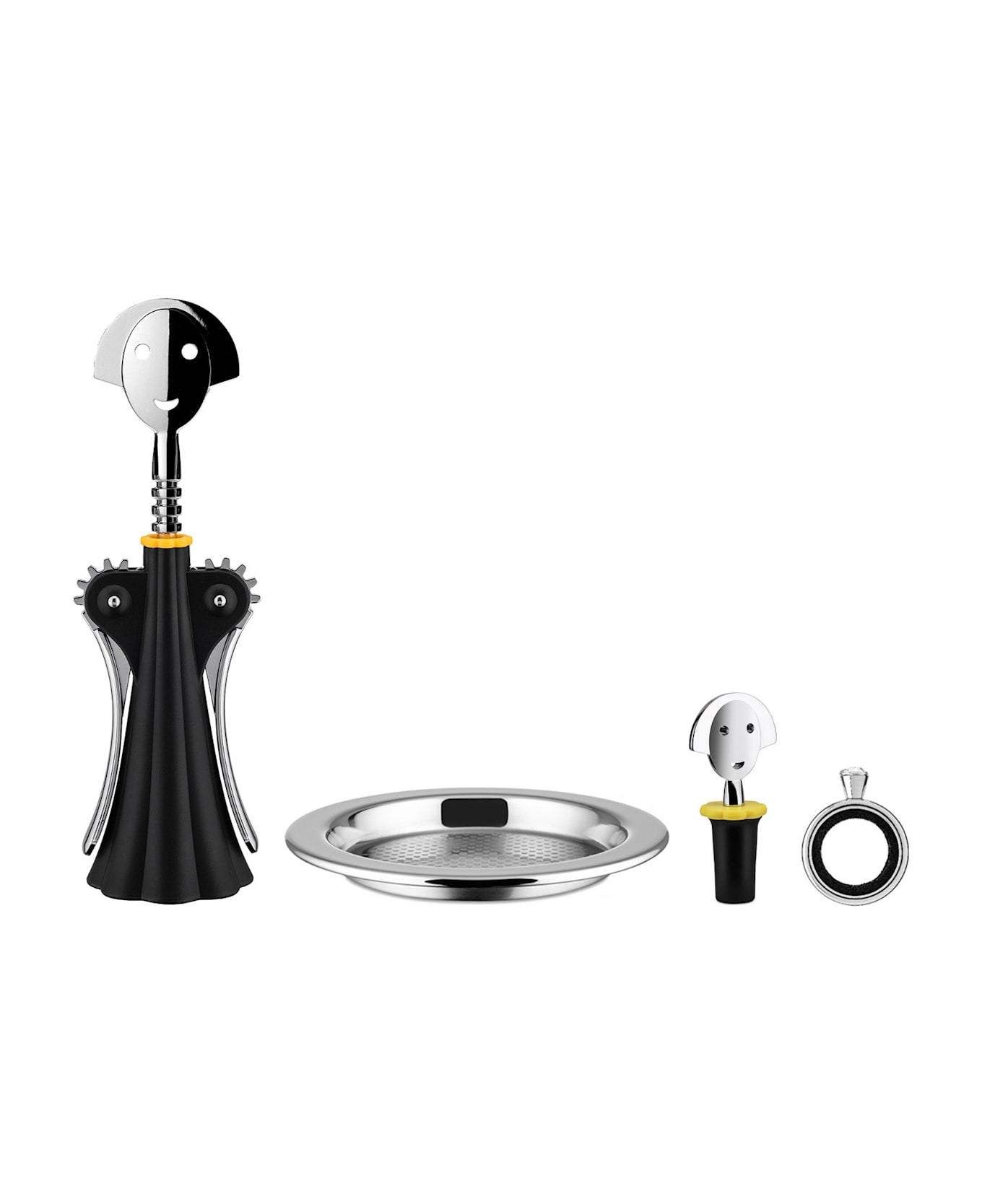 Alessi Wine Gift Anna Set - Nero