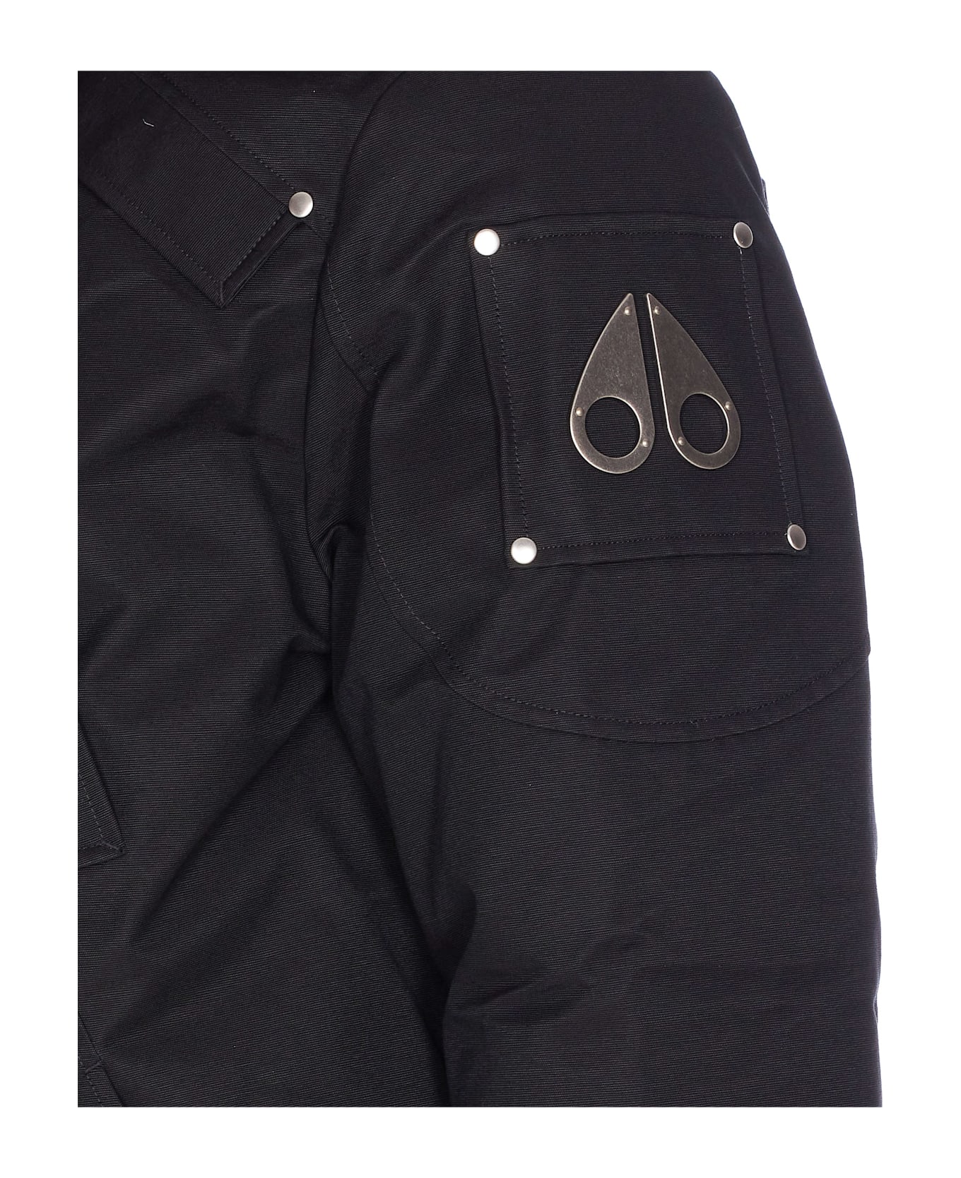 Moose Knuckles Original Ballistic Bomber - Black