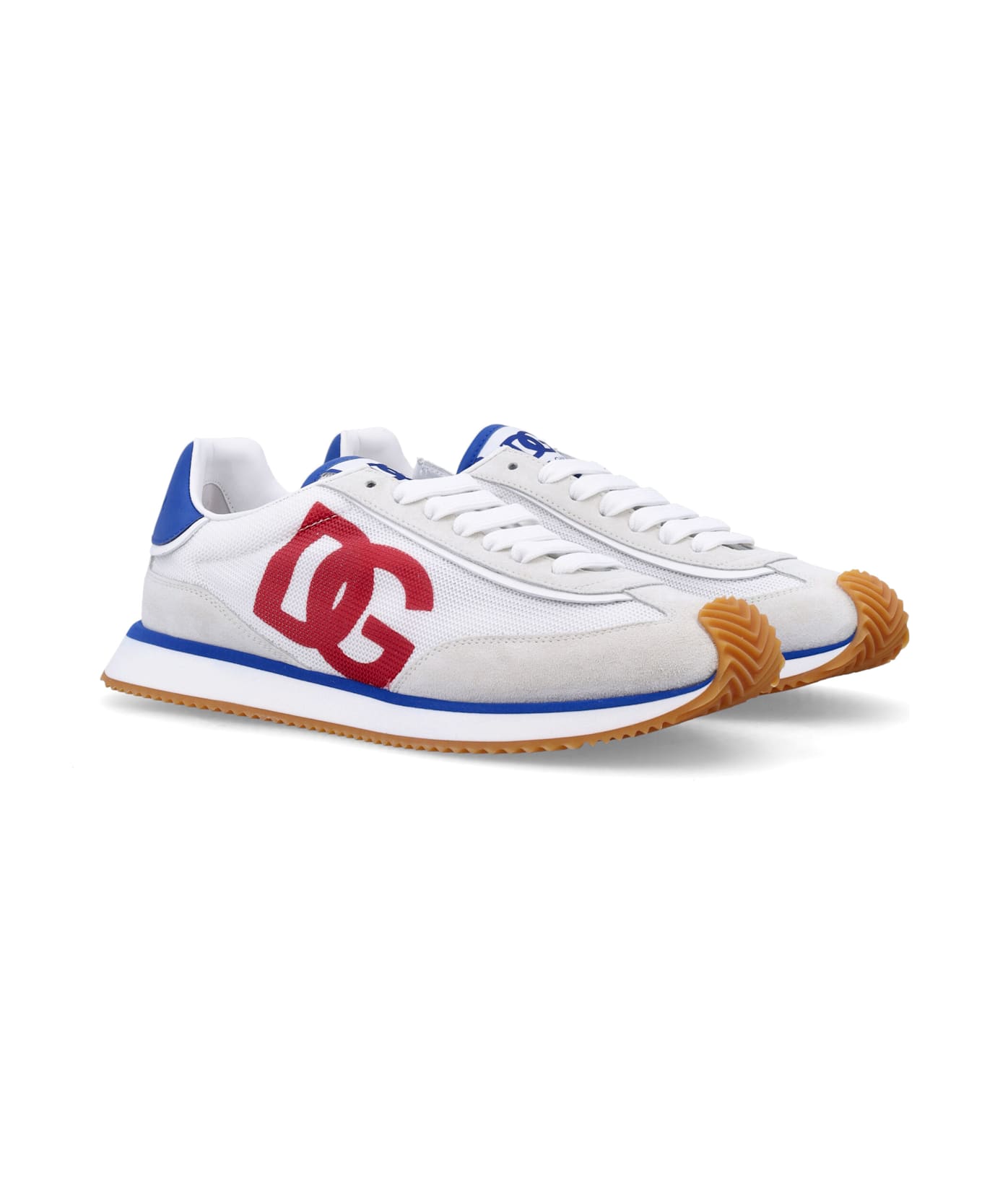 Dolce & Gabbana Dg Cushion Sneakers - WHITE RED