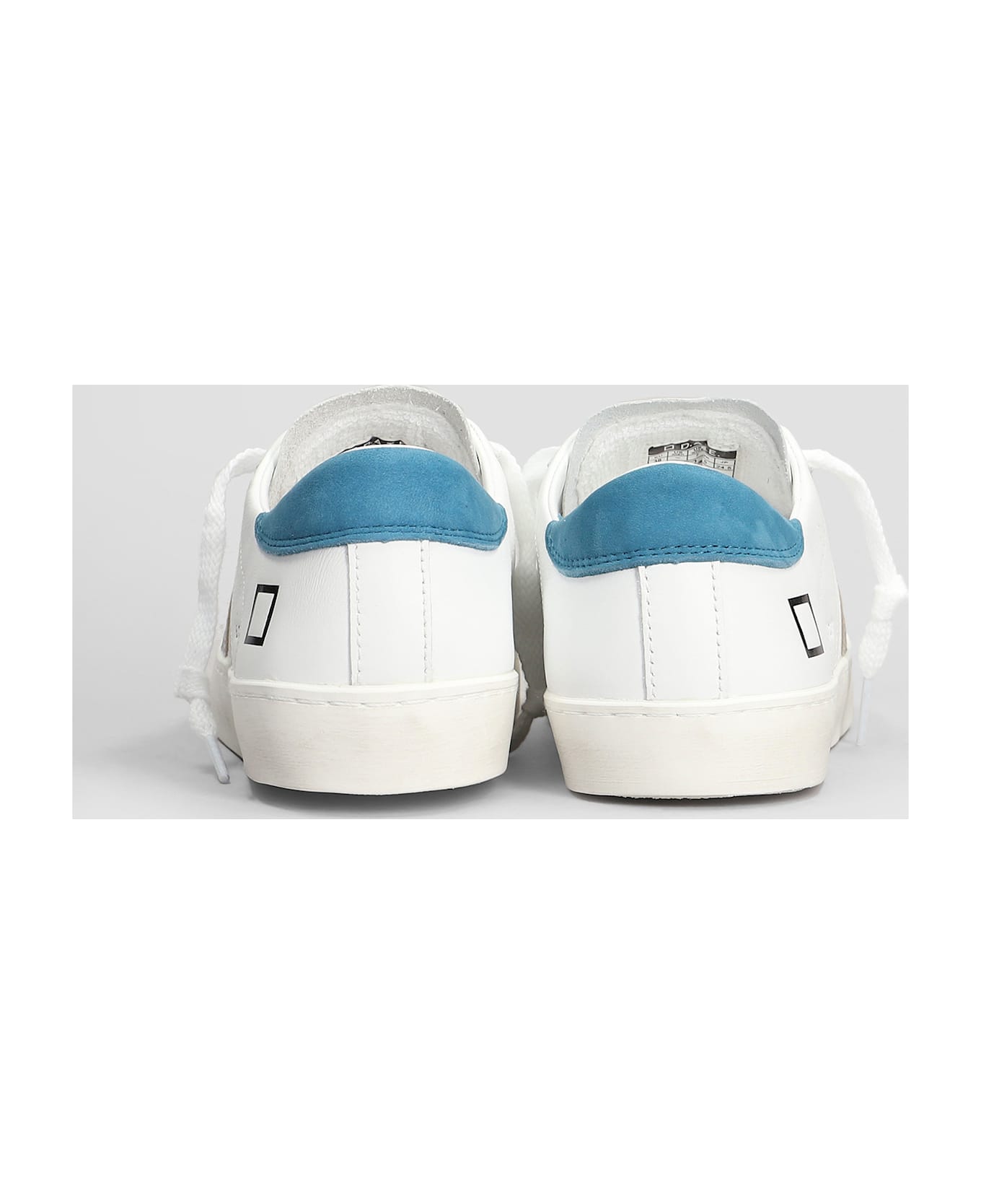 D.A.T.E. Hill Low Sneakers In White Leather - white