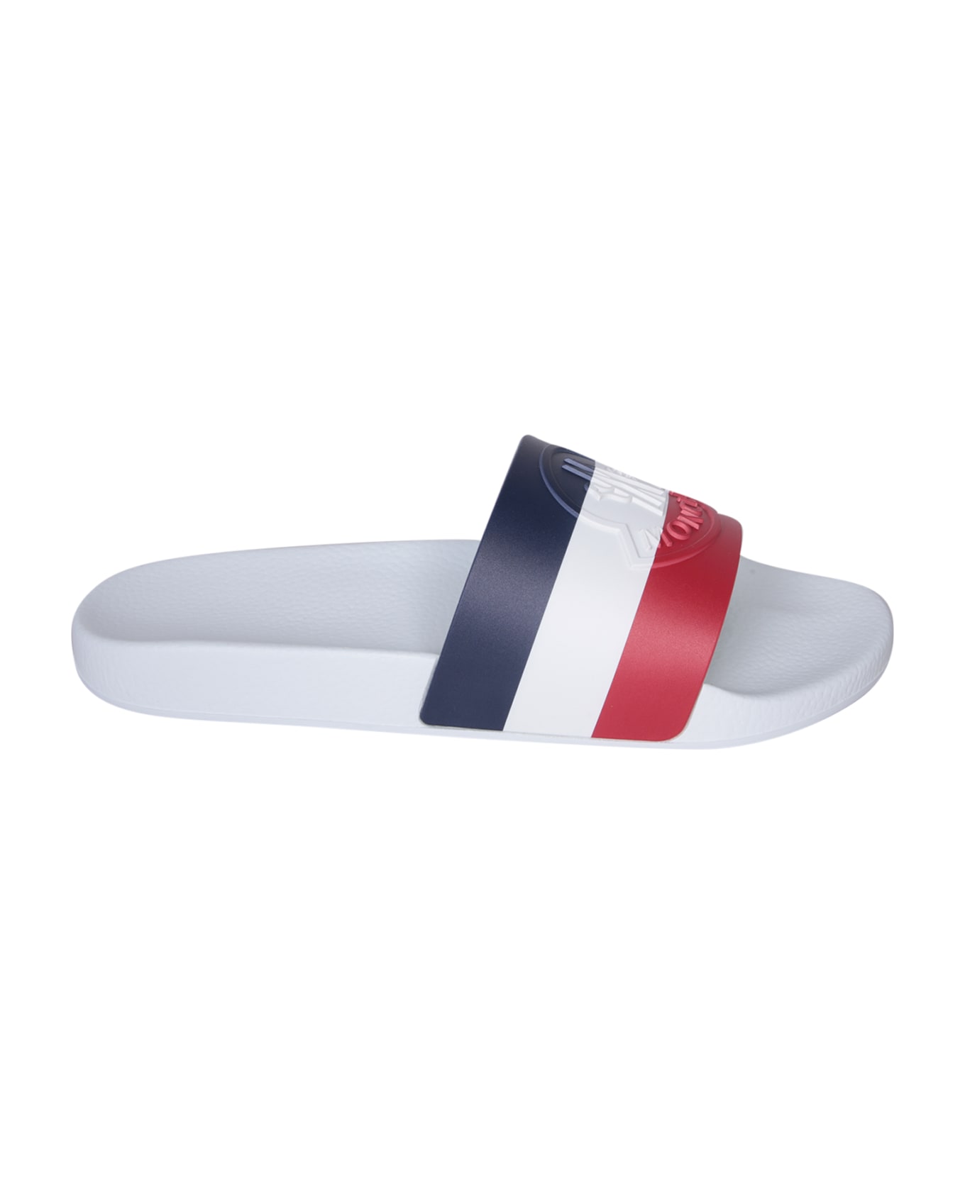 Moncler Basile White Slides - White
