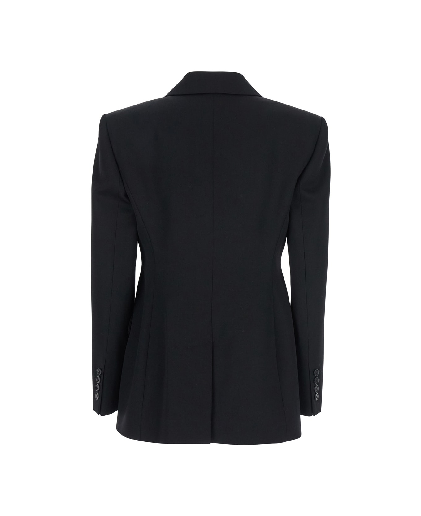 Givenchy Black Wool Blazer - BLACK