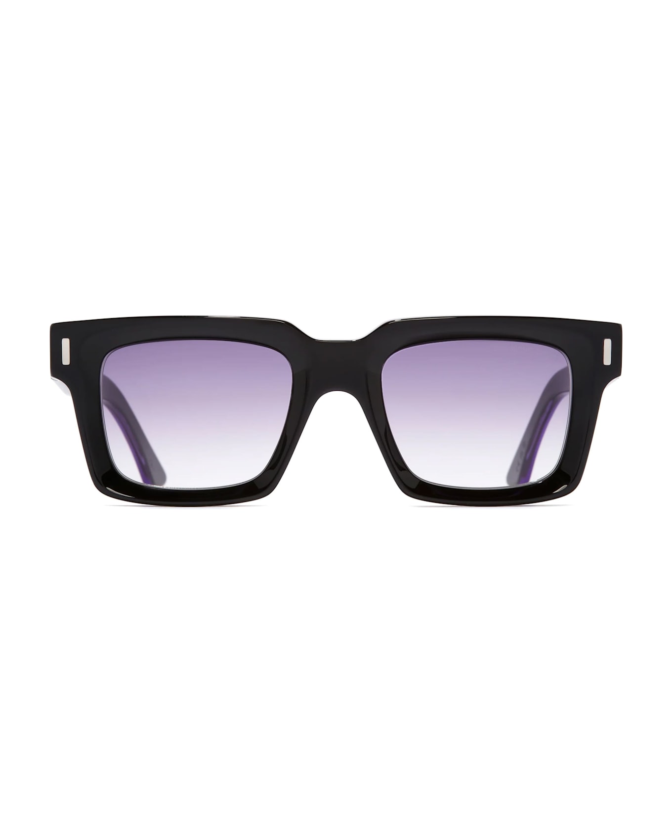 Cutler and Gross 1386 - Purple On Black Sunglasses - purple