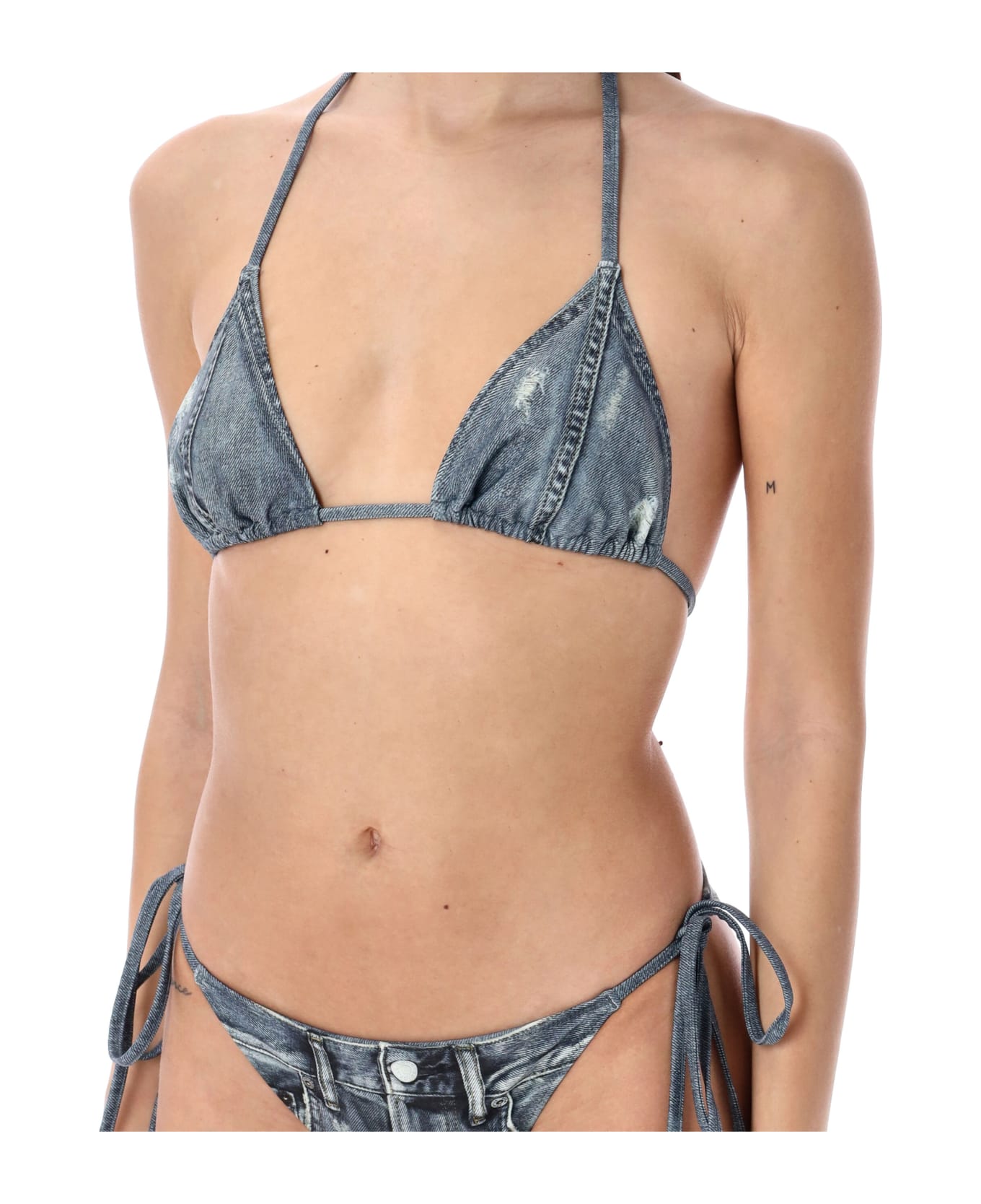 Acne Studios Printed Bikini Set - DENIM BLUE