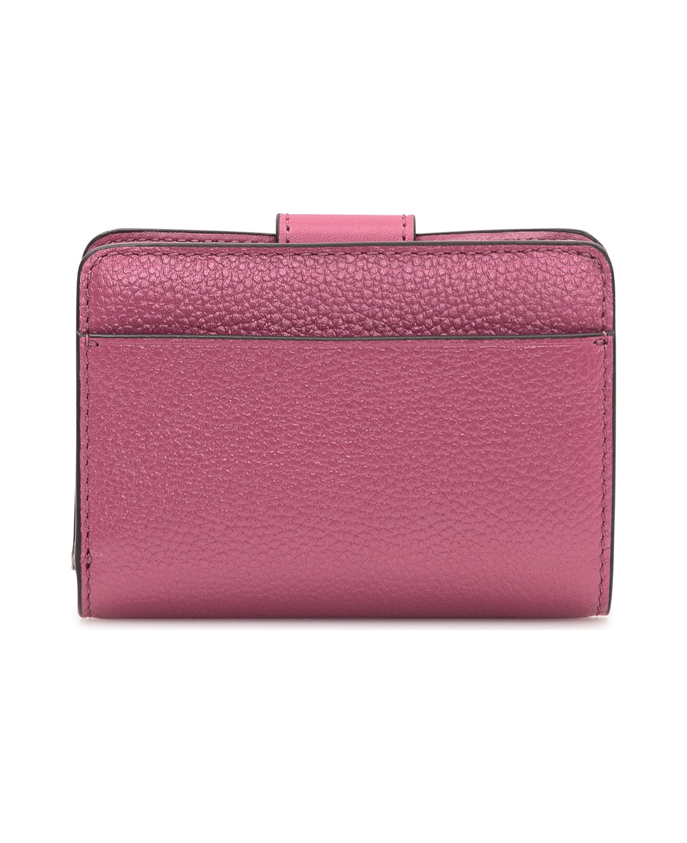 MICHAEL Michael Kors Logo Buttoned Wallet - BLACK