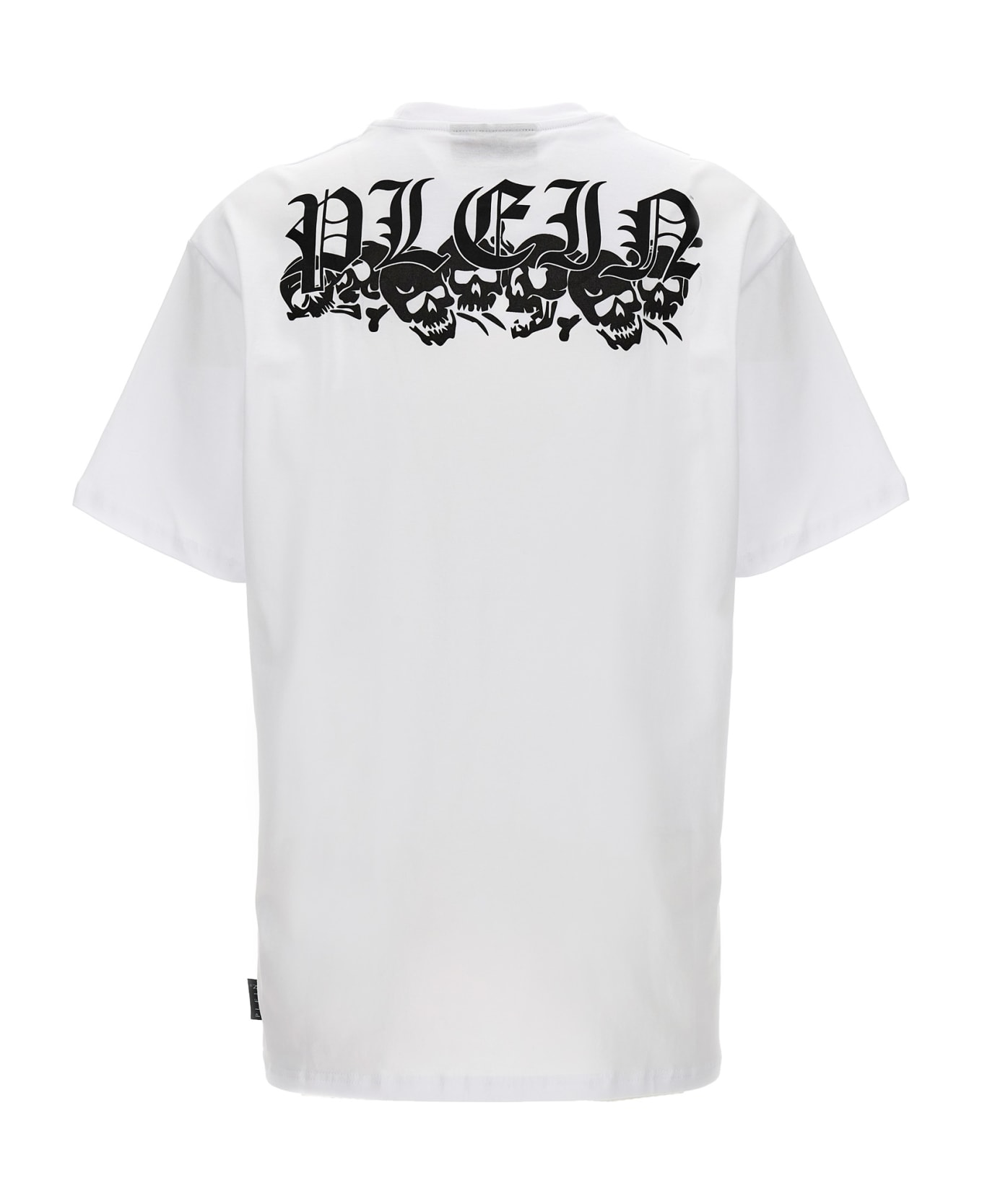 Philipp Plein Logo T-shirt - White/Black シャツ