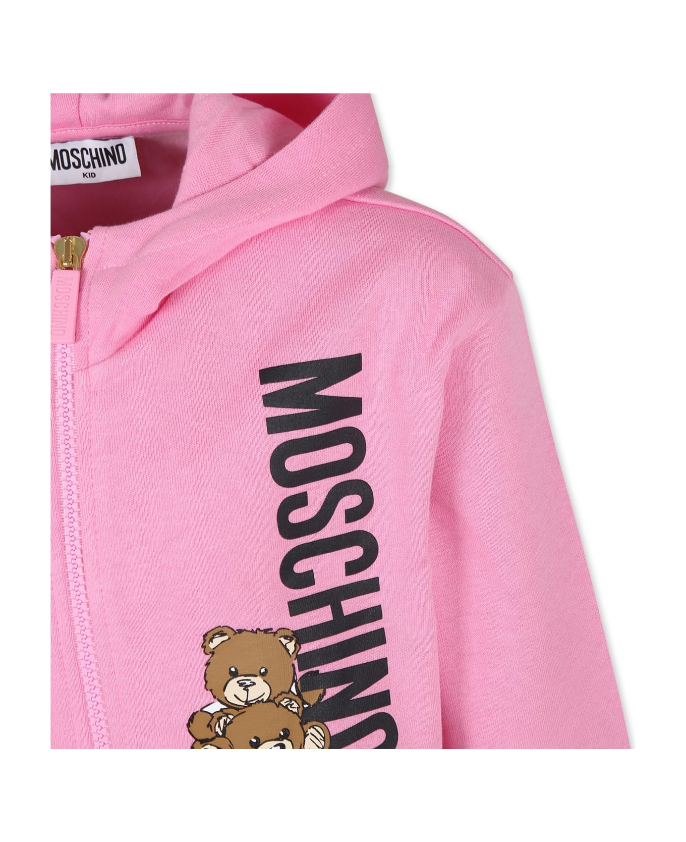 Moschino Pink Suit For Girl With Teddy Bear - Pink