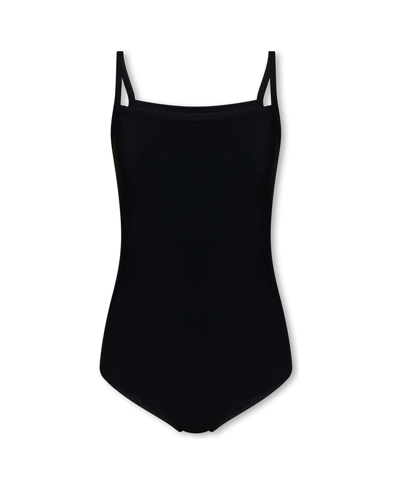 MM6 Maison Margiela Bodysuit With Shoulder Straps - Black ボディスーツ
