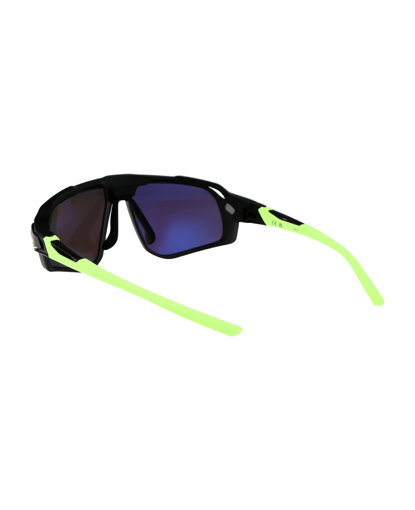 Nike Flyfree M Sunglasses - 010 GREY W/ GREEN MIRROR MATTE BLACK サングラス