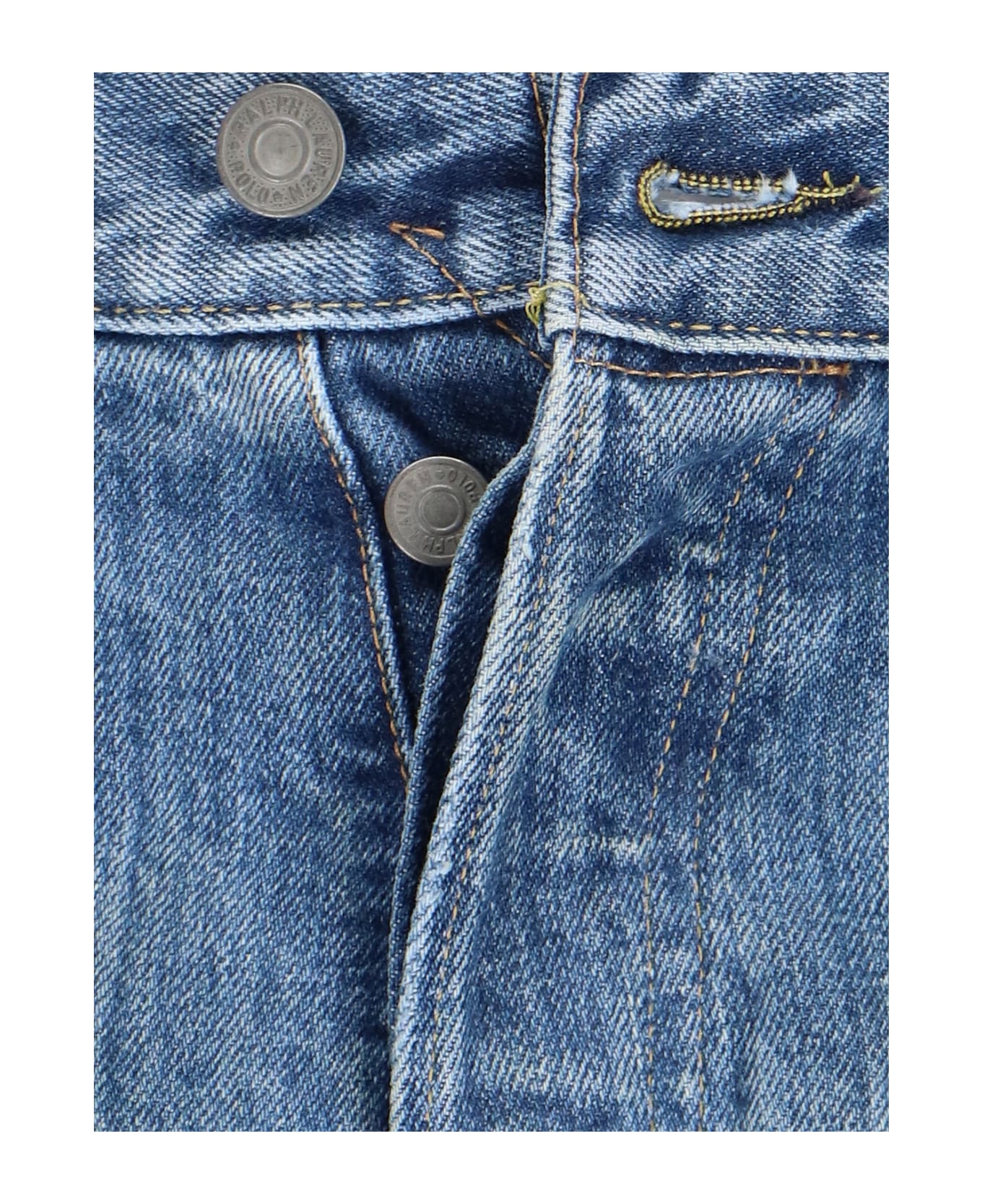 Polo Ralph Lauren Destroyed Details Jeans - Light Blue デニム