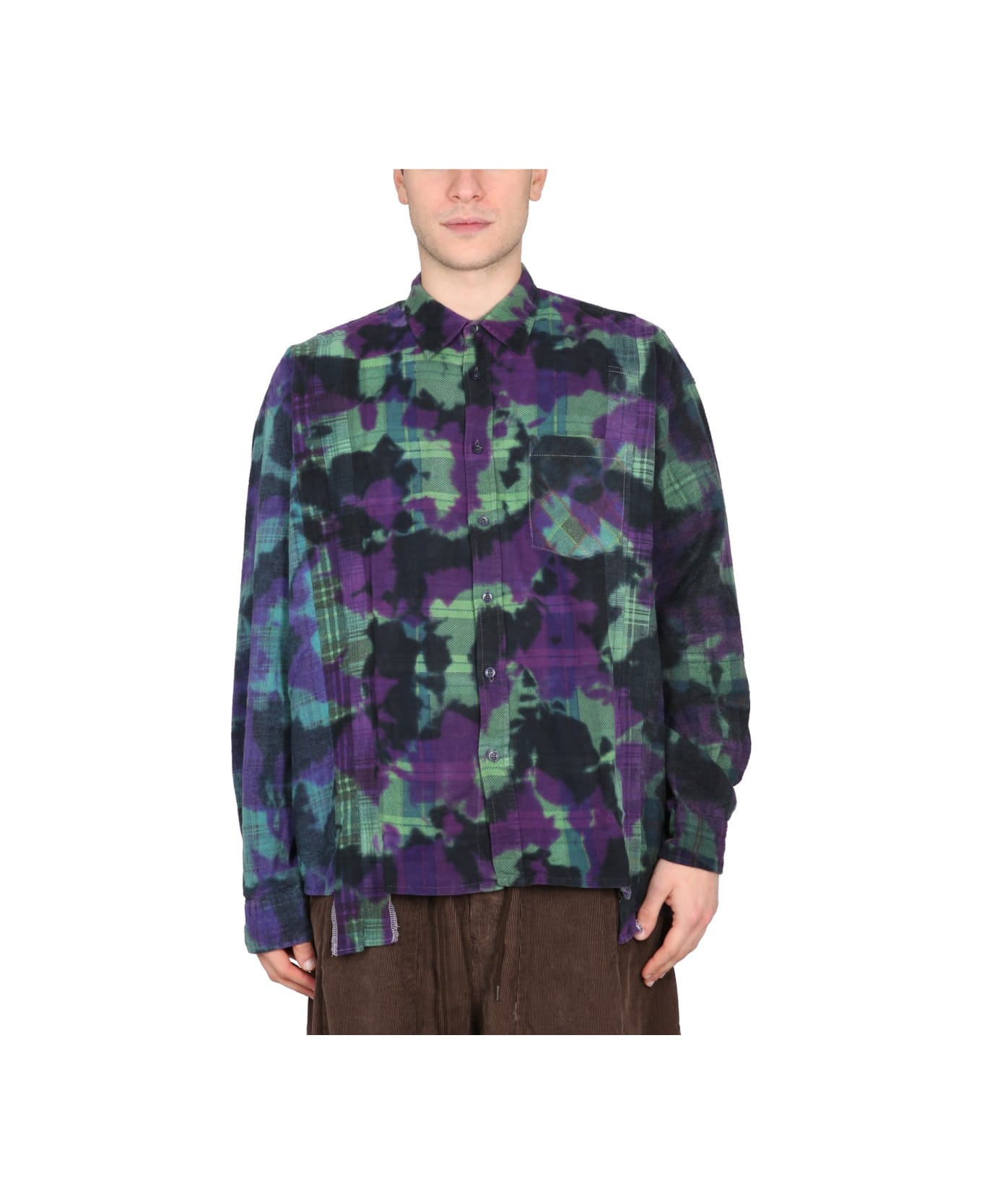 Needles Uneven Dye Shirt - MULTICOLOUR