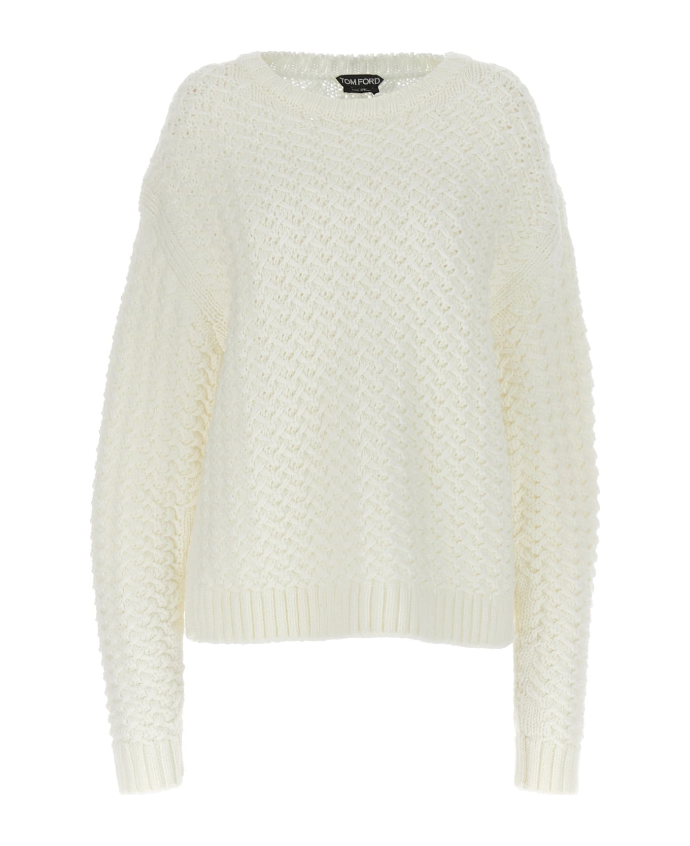 Tom Ford Wool Sweater - White ニットウェア