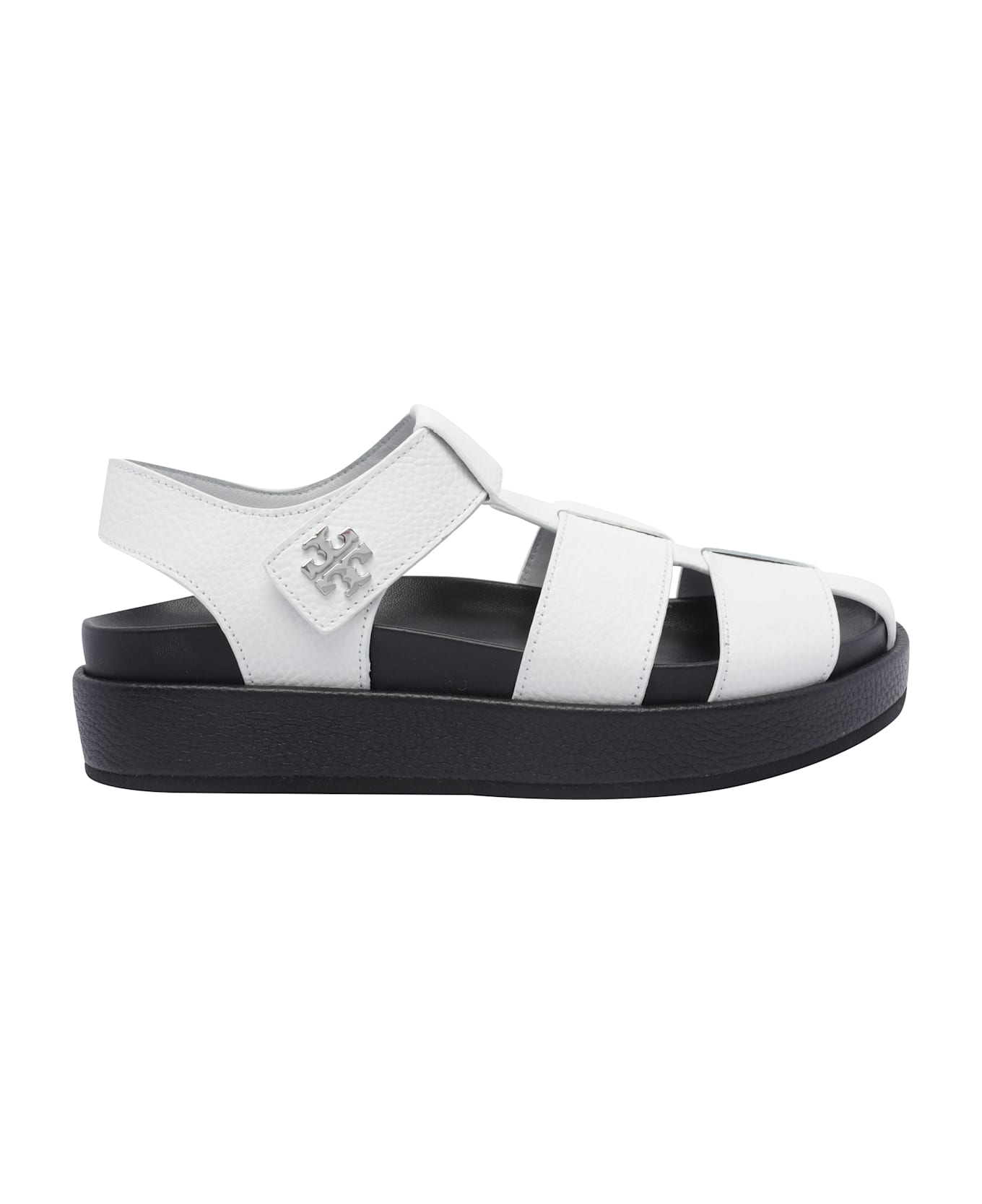 Tory Burch Kira Fisherman Sport Sandals - White