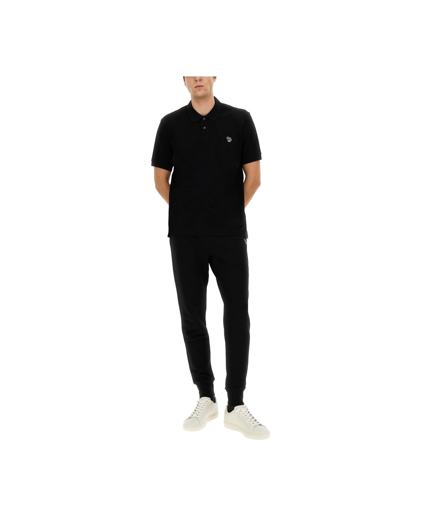 Paul Smith 
zebra
 Polo. - BLACK