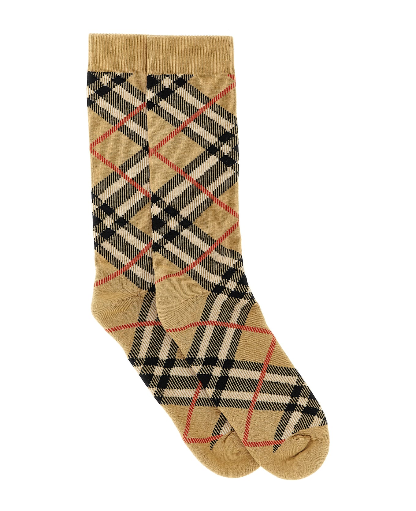 Burberry Check Socks - Multicolor