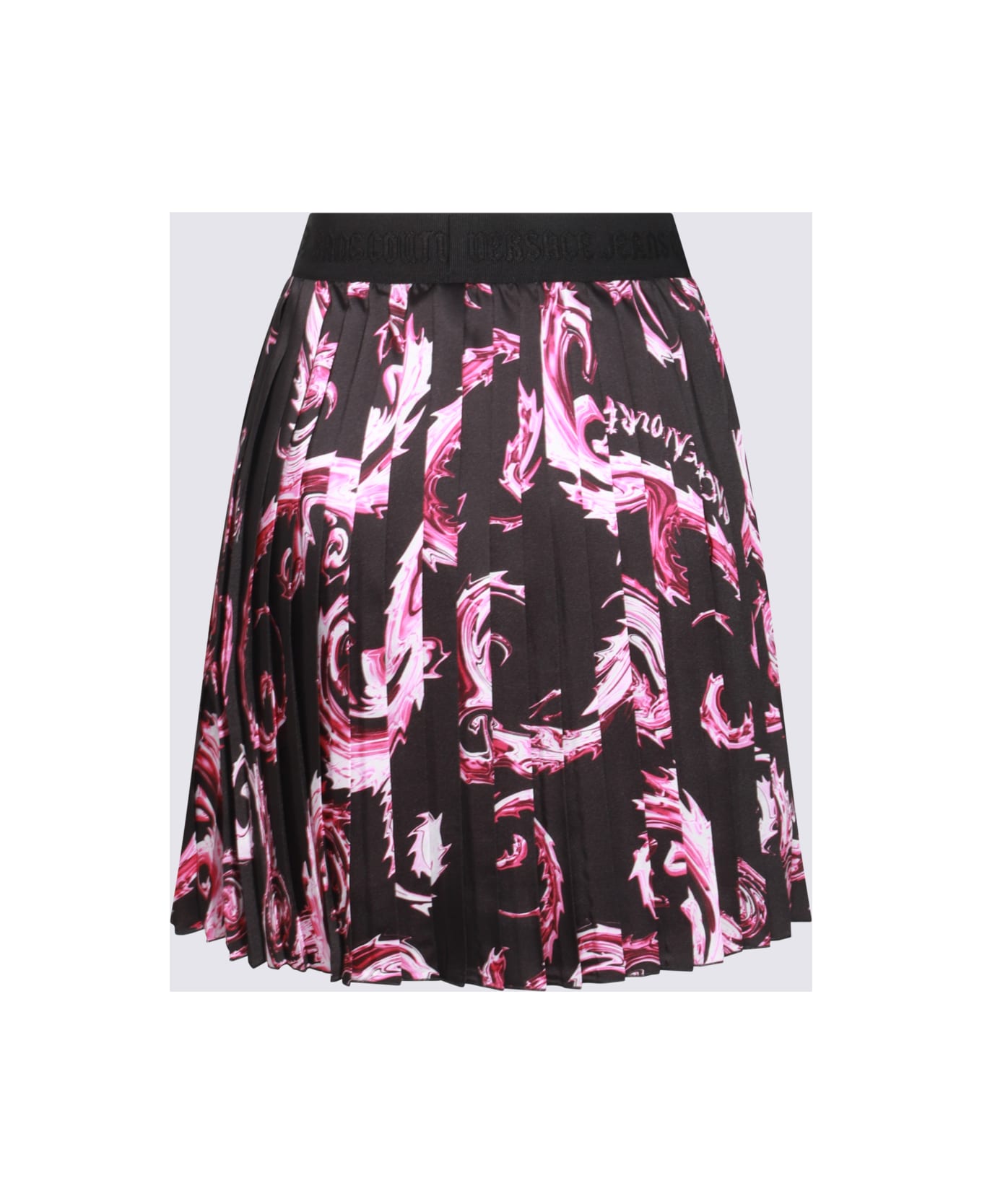 Versace Jeans Couture Black And Purple Skirt - MULTICOLOUR