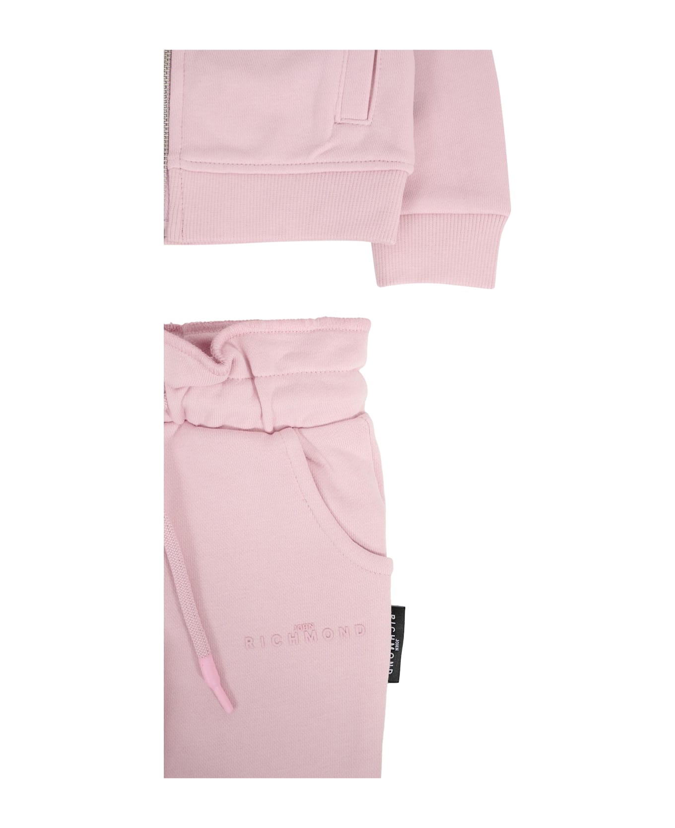Richmond Lilac Suit For Baby Girl With Logo - Lilac