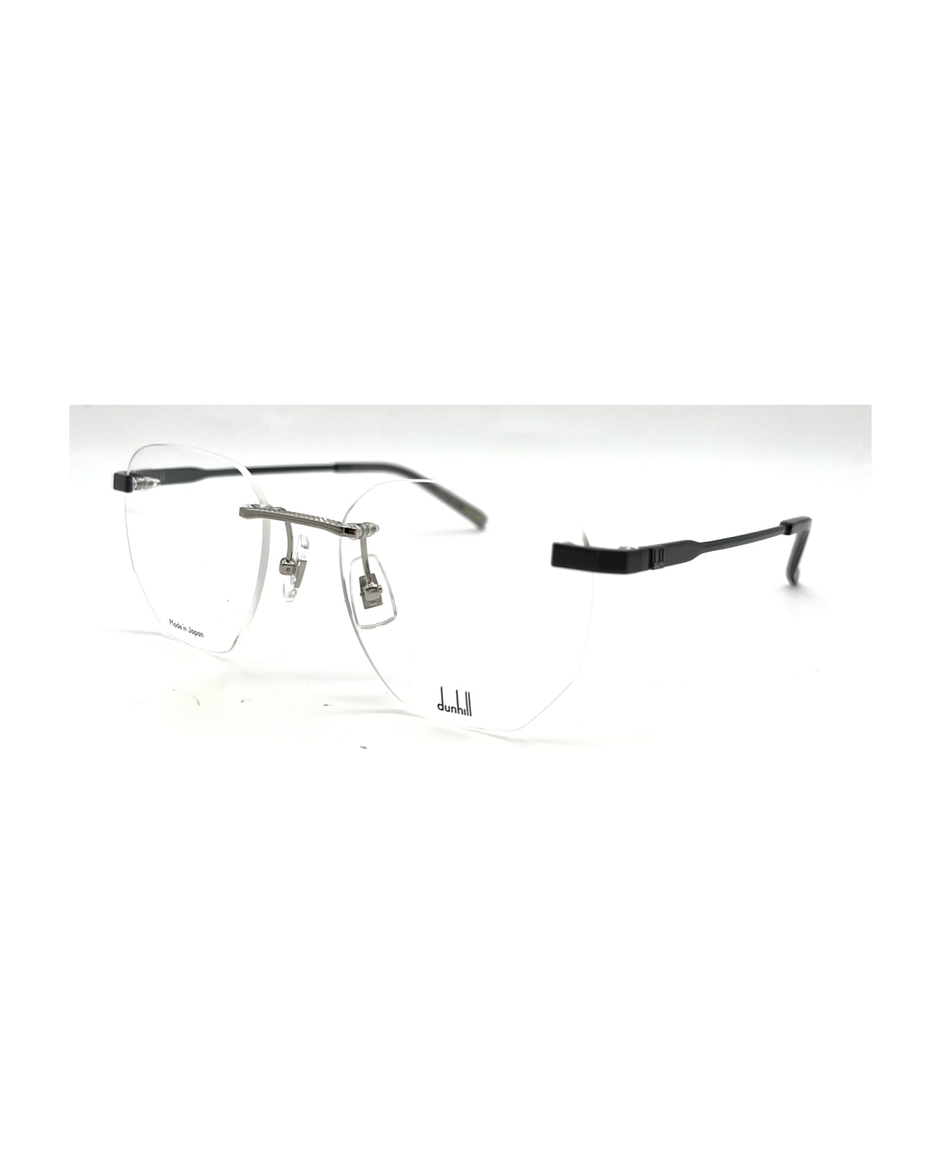 Dunhill DU0066O Eyewear - Silver Grey Transpare
