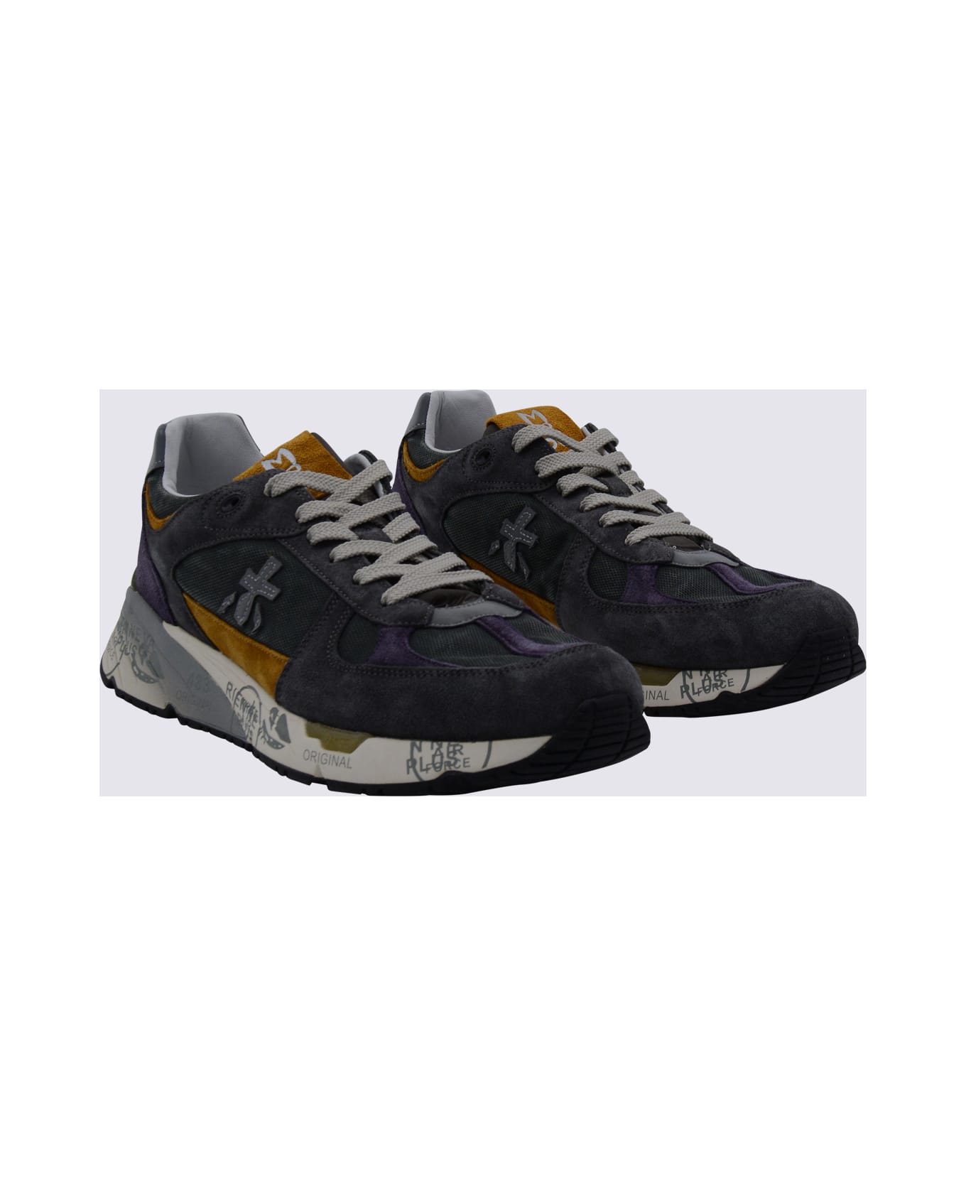Premiata Multicolor Leather Mase Sneakers