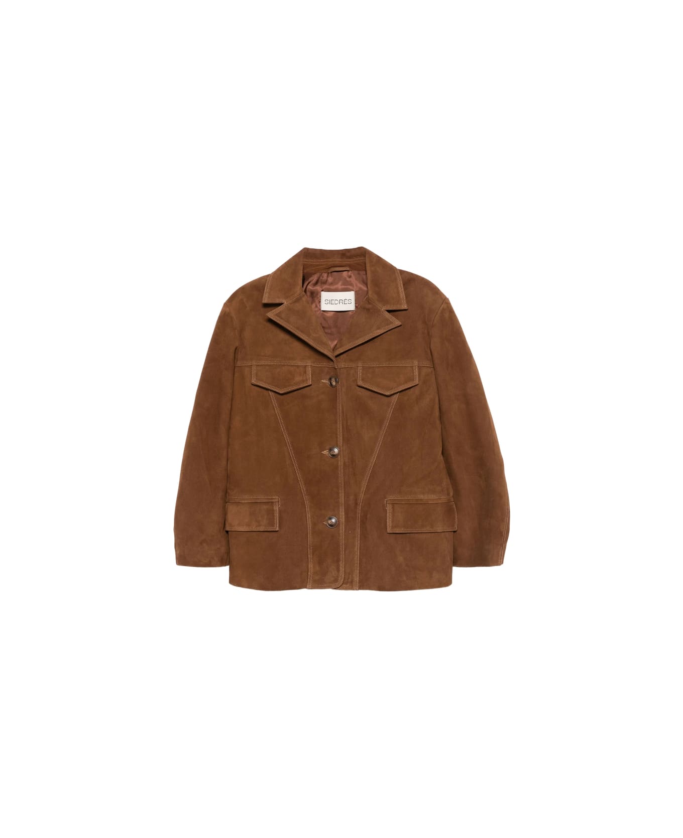SIEDRES Outerwear - BROWN レザージャケット