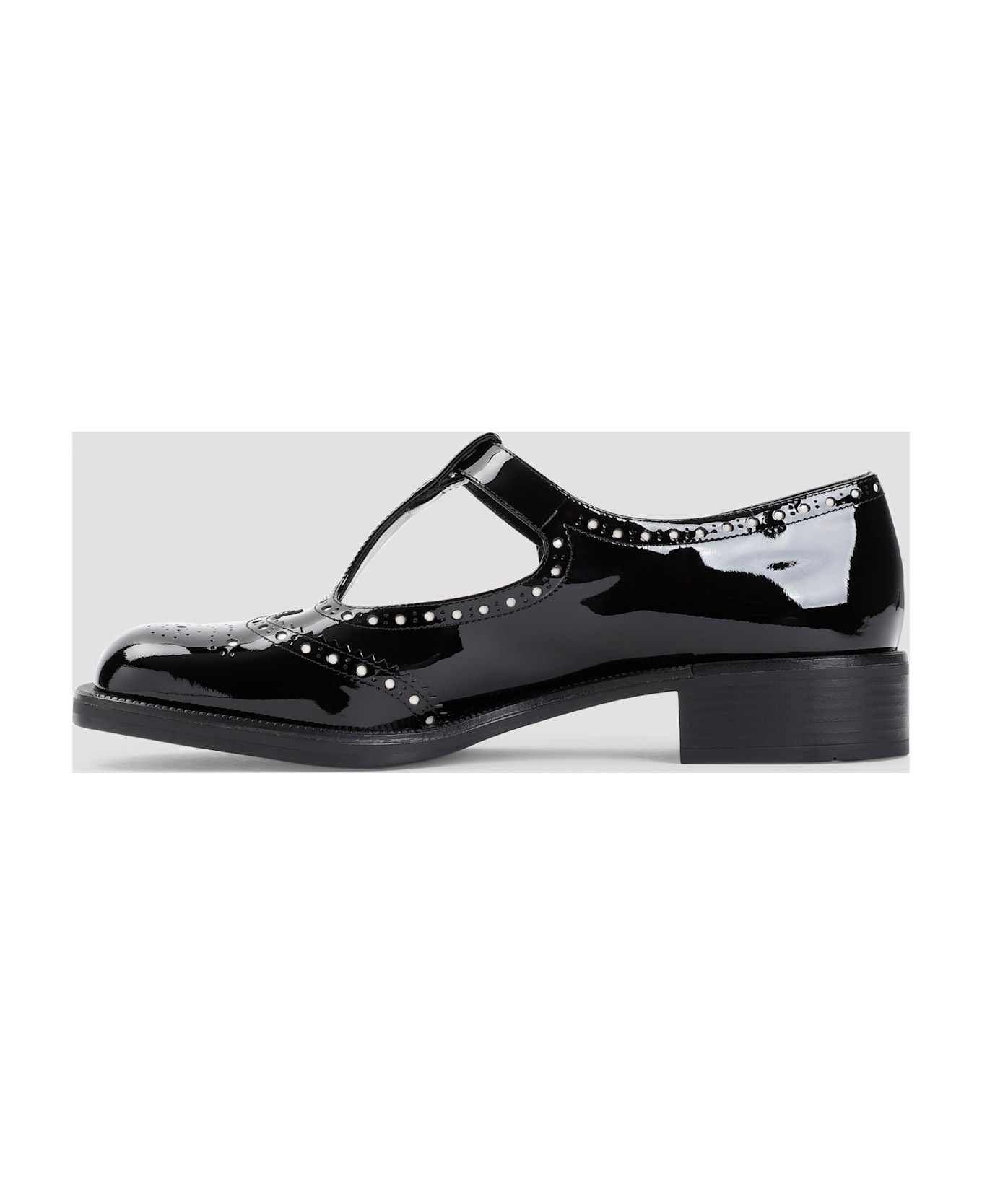Miu Miu Leather Mary Jane - Black