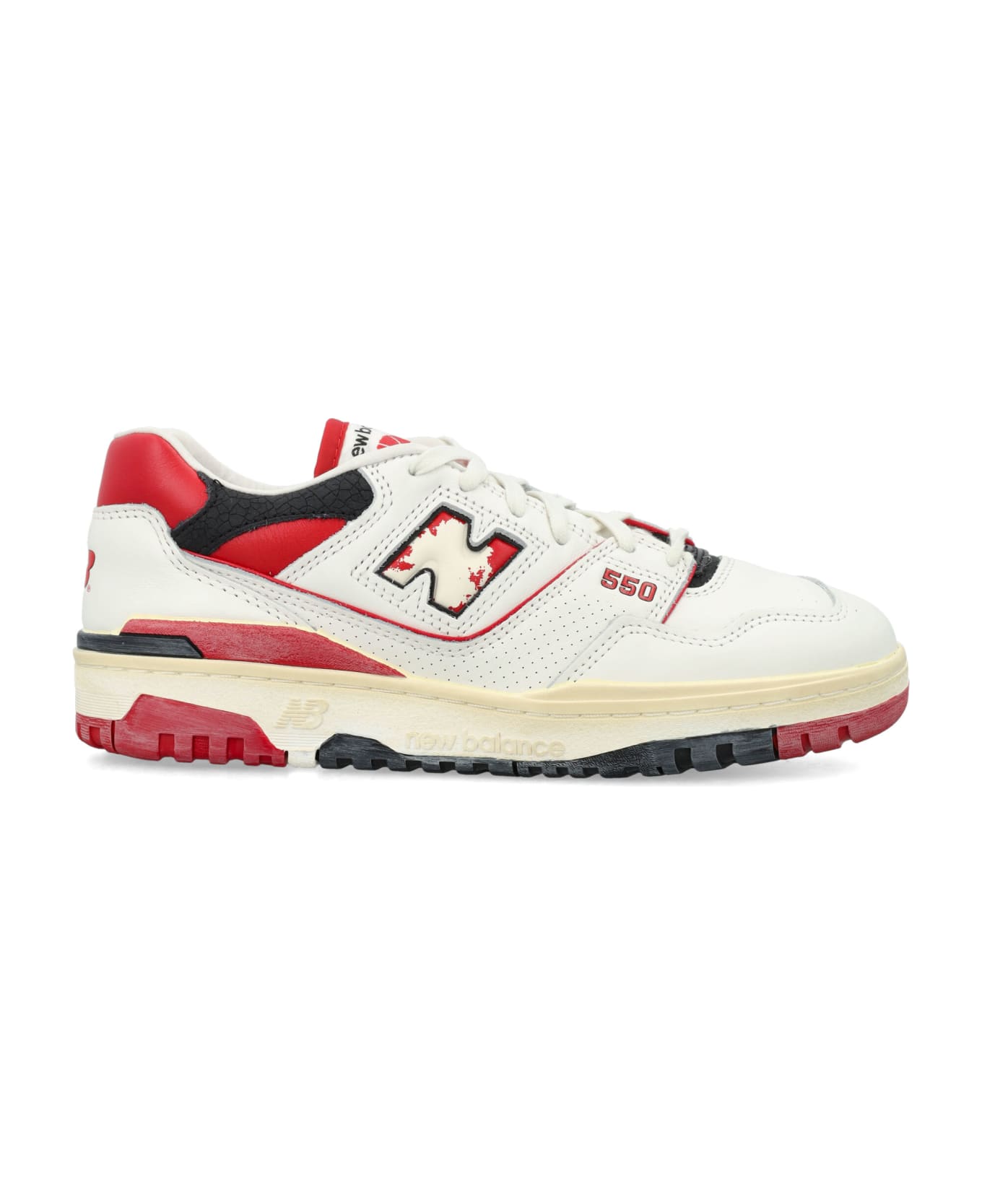 New Balance 550 Sneakers - WHITE RED