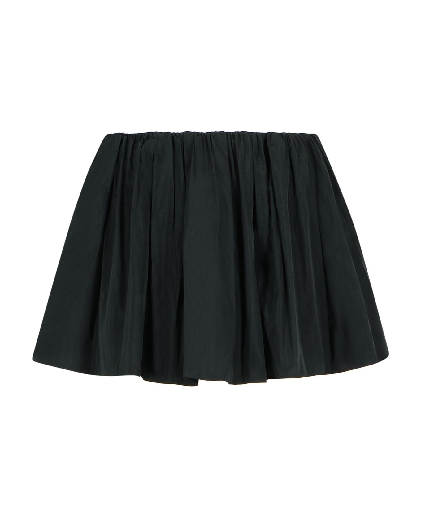 J.W. Anderson Black Polyester Shorts Skirt - Black
