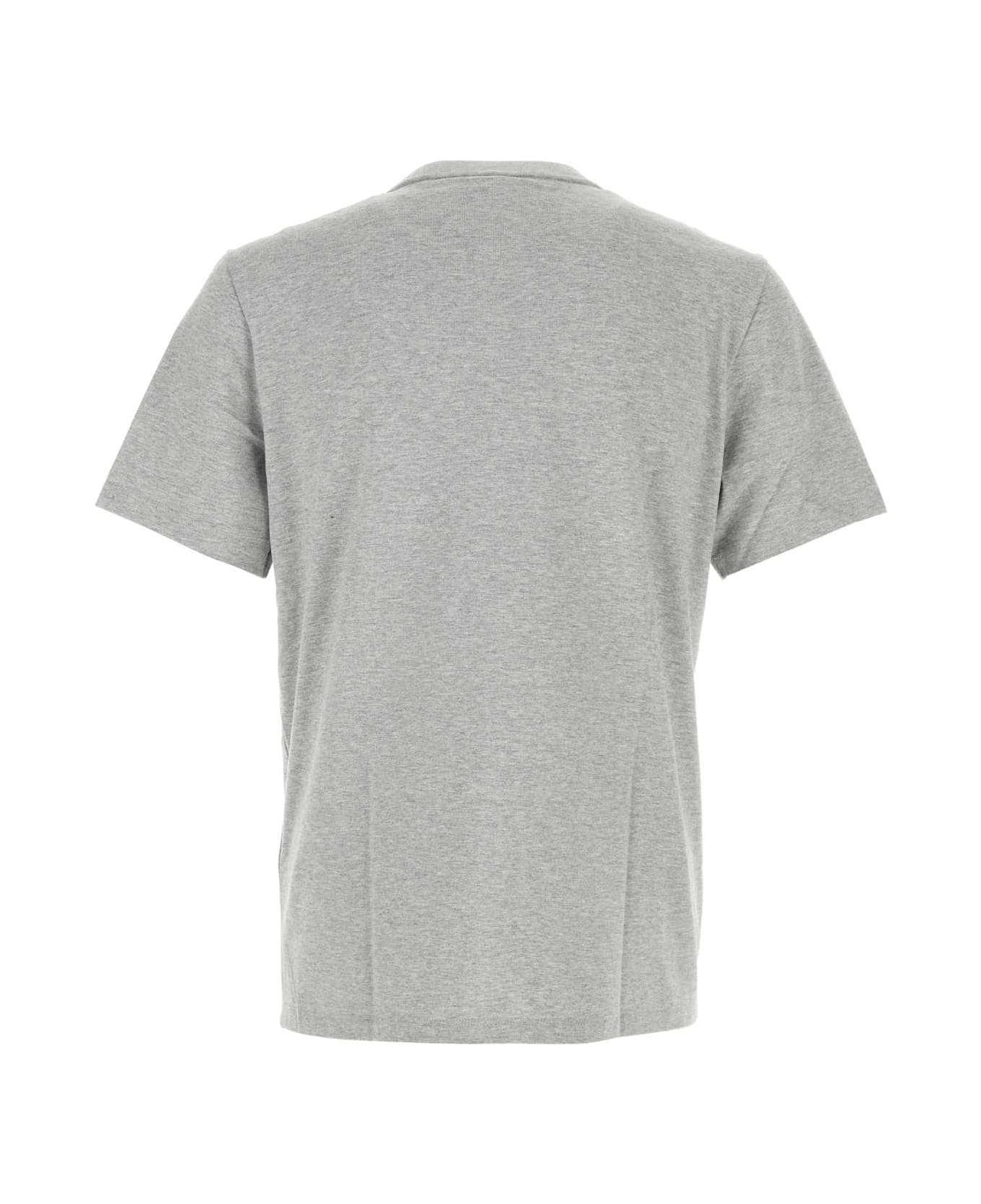 MCM Grey Cotton T-shirt - MELANGEGREY