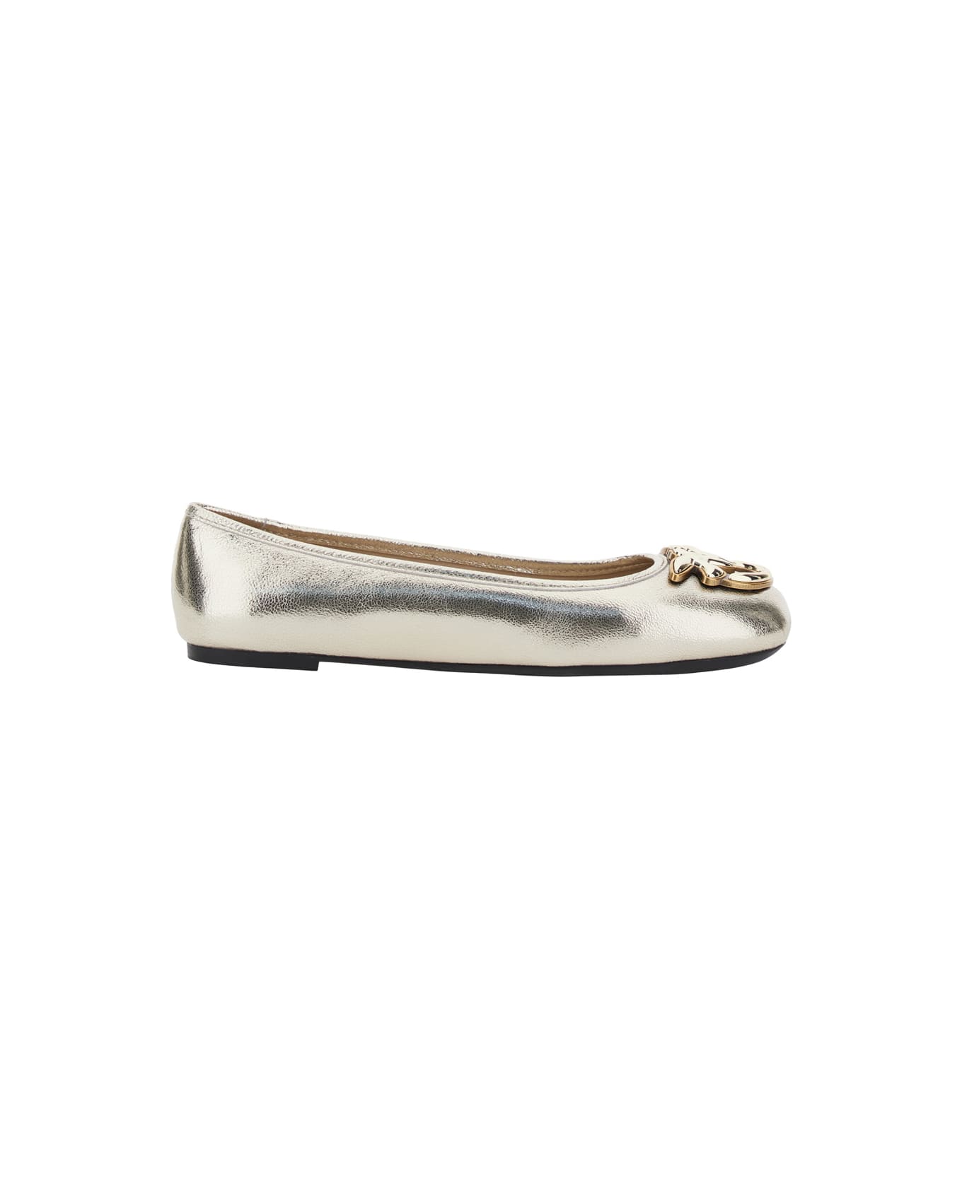 Pinko Metallic Ballet Shoes - Metallic
