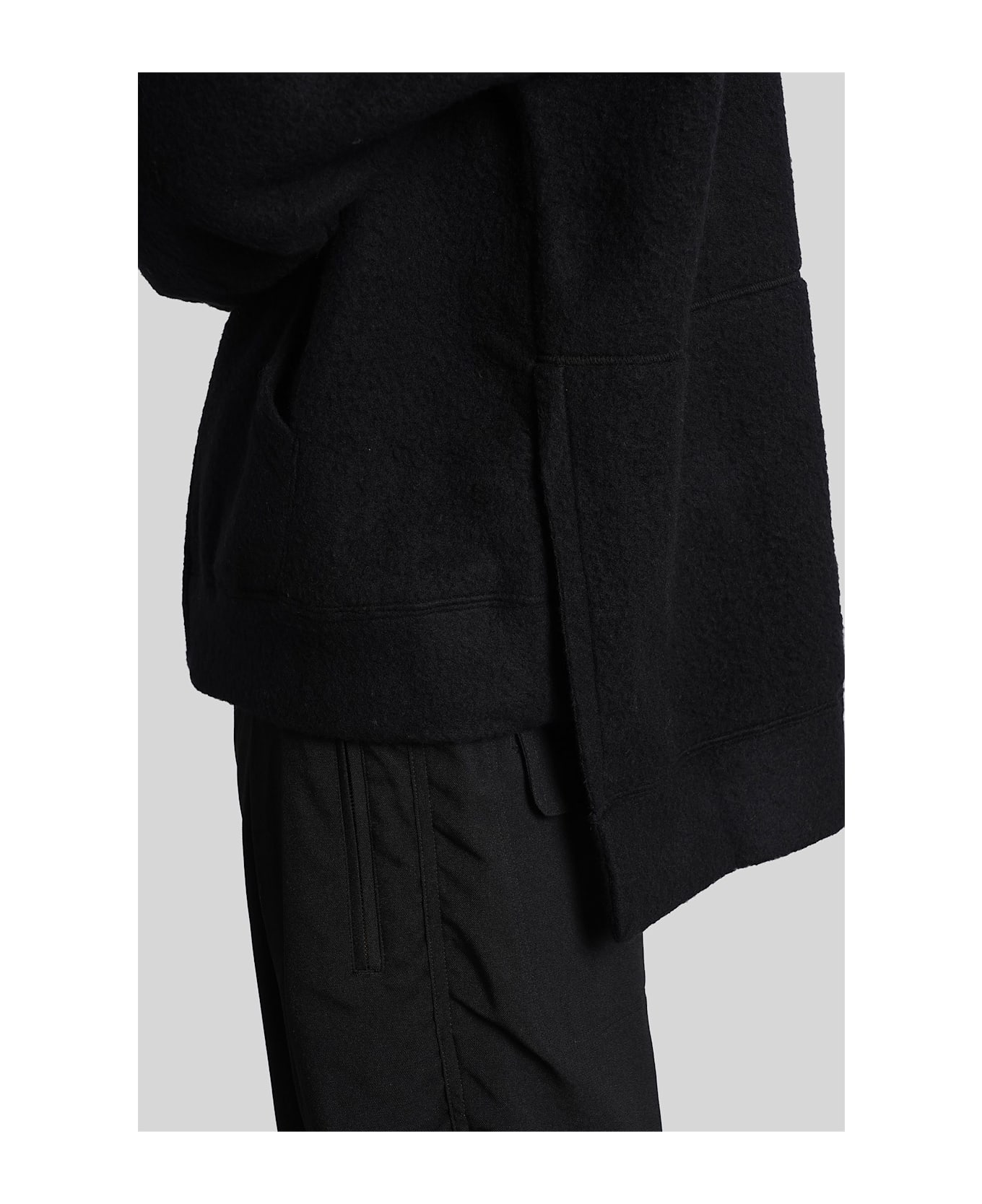 Undercover Jun Takahashi Sweatshirt In Black Wool - black