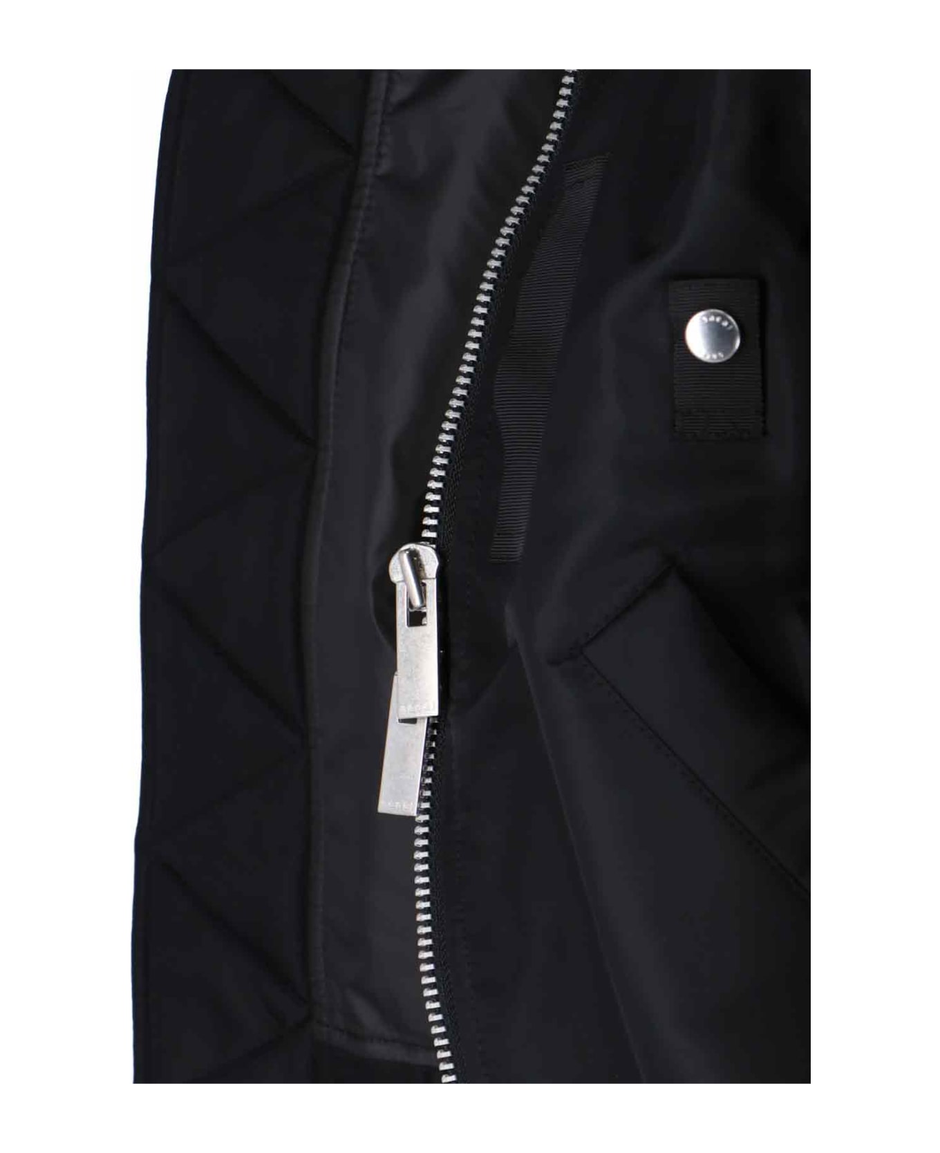 Sacai 'nylon Twill Bluson' Jacket - Black   ジャケット