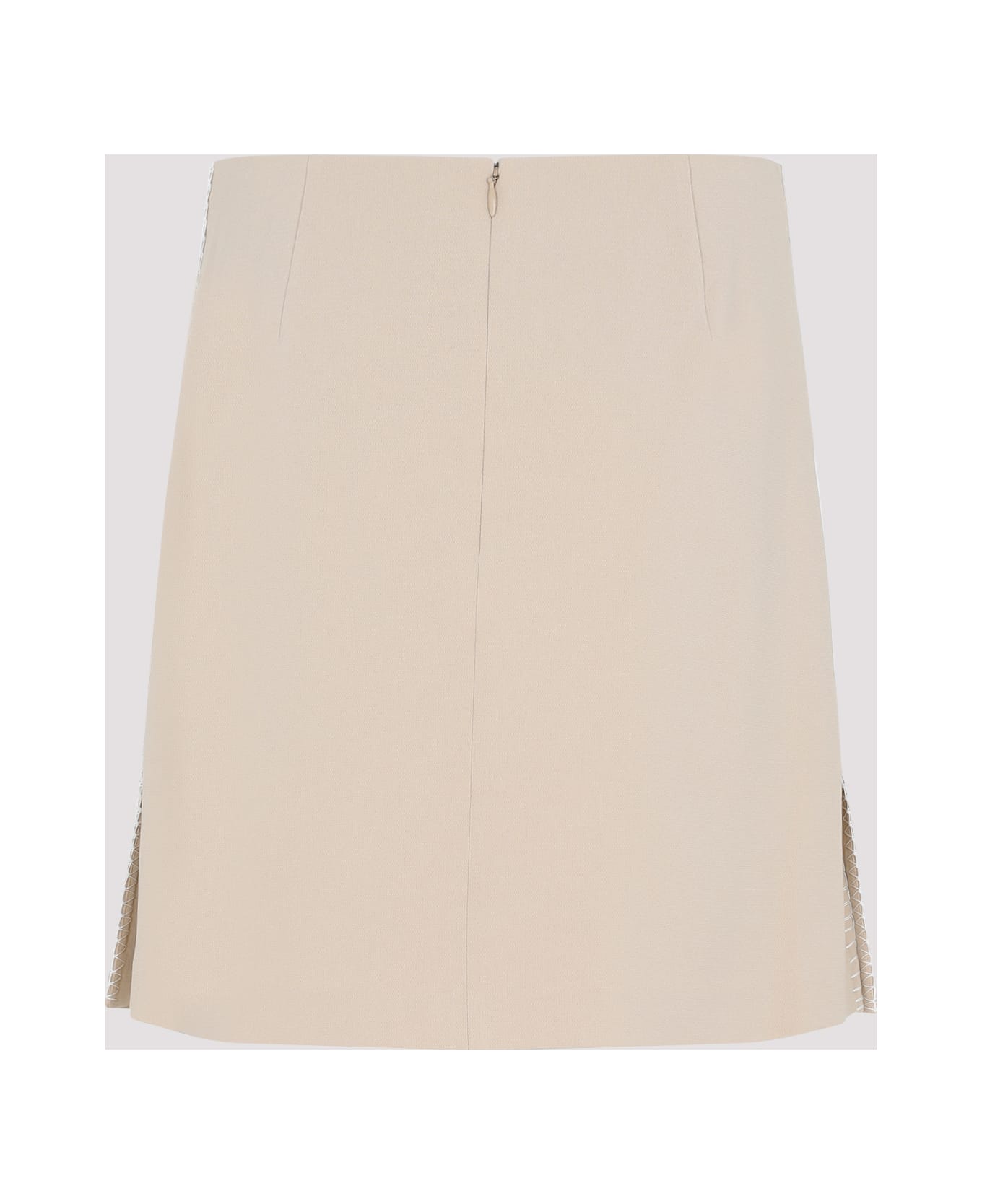 Theory A-line Mini Skirt - G Nude Khaki