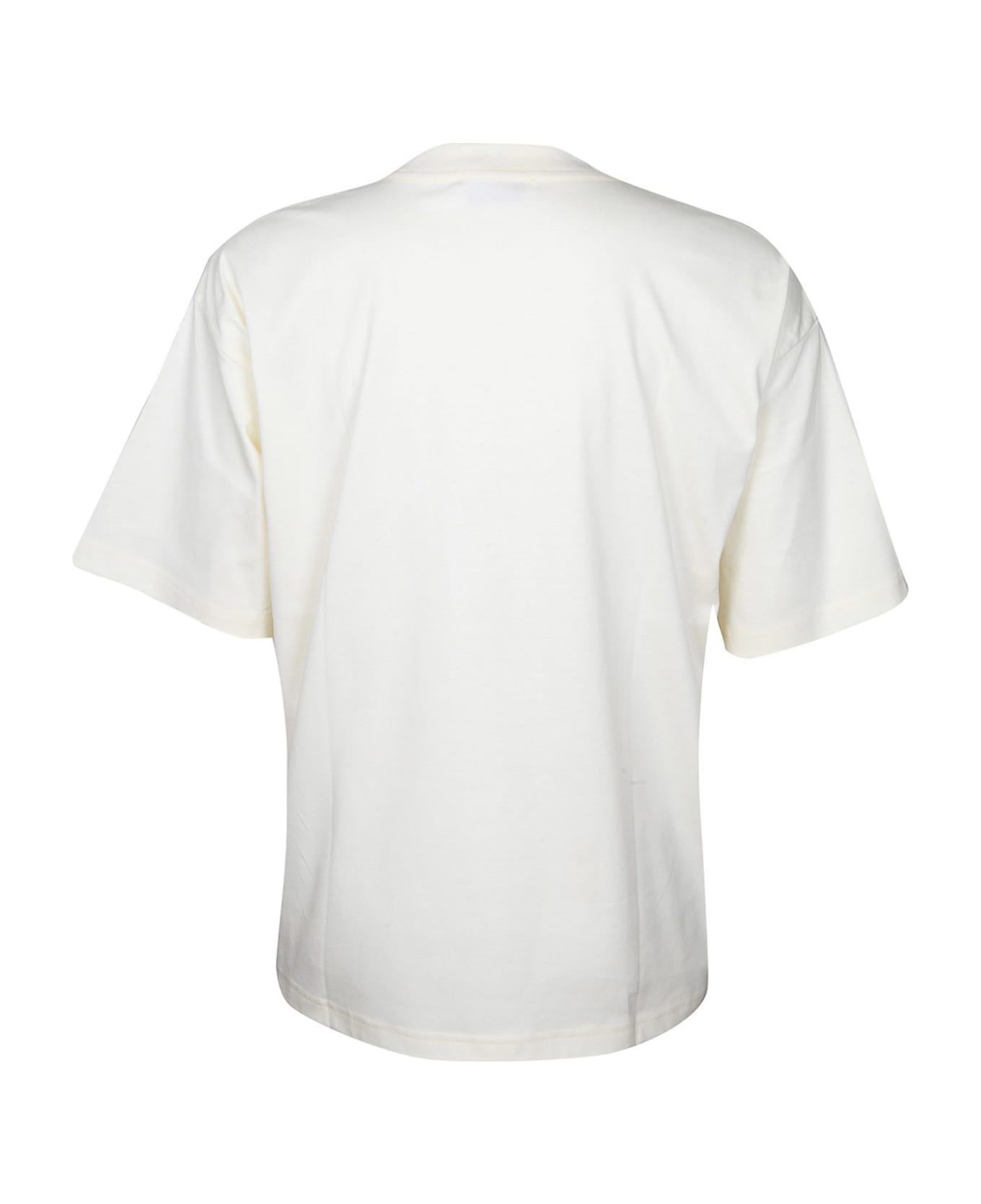 Lanvin T-shirt With Logo - Cream