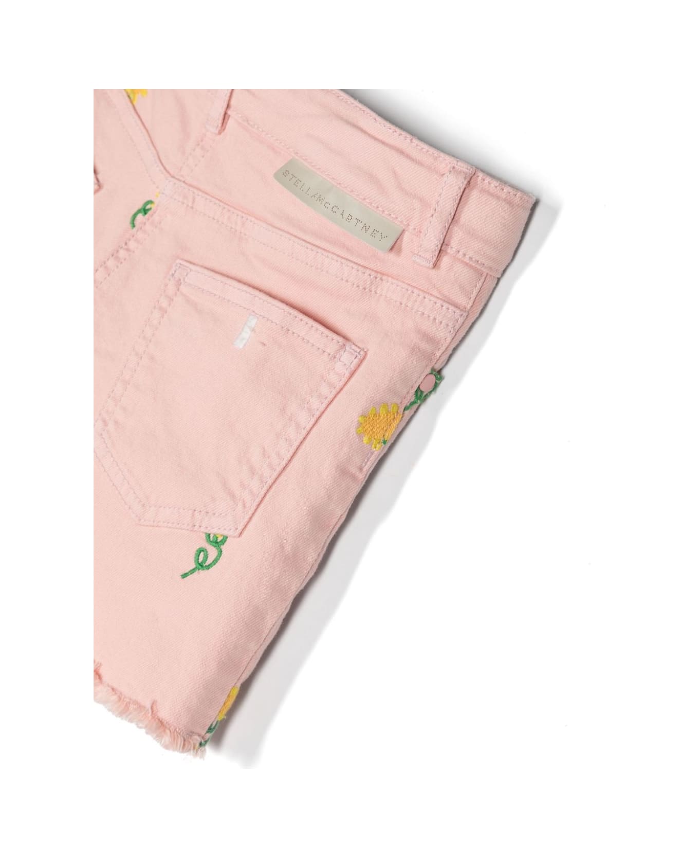 Stella McCartney Kids Shorts - Em Pink Embroidery ボトムス