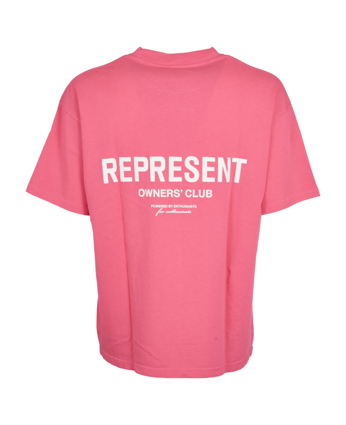REPRESENT Logo Round Neck T-shirt - Bubblegum Pink シャツ