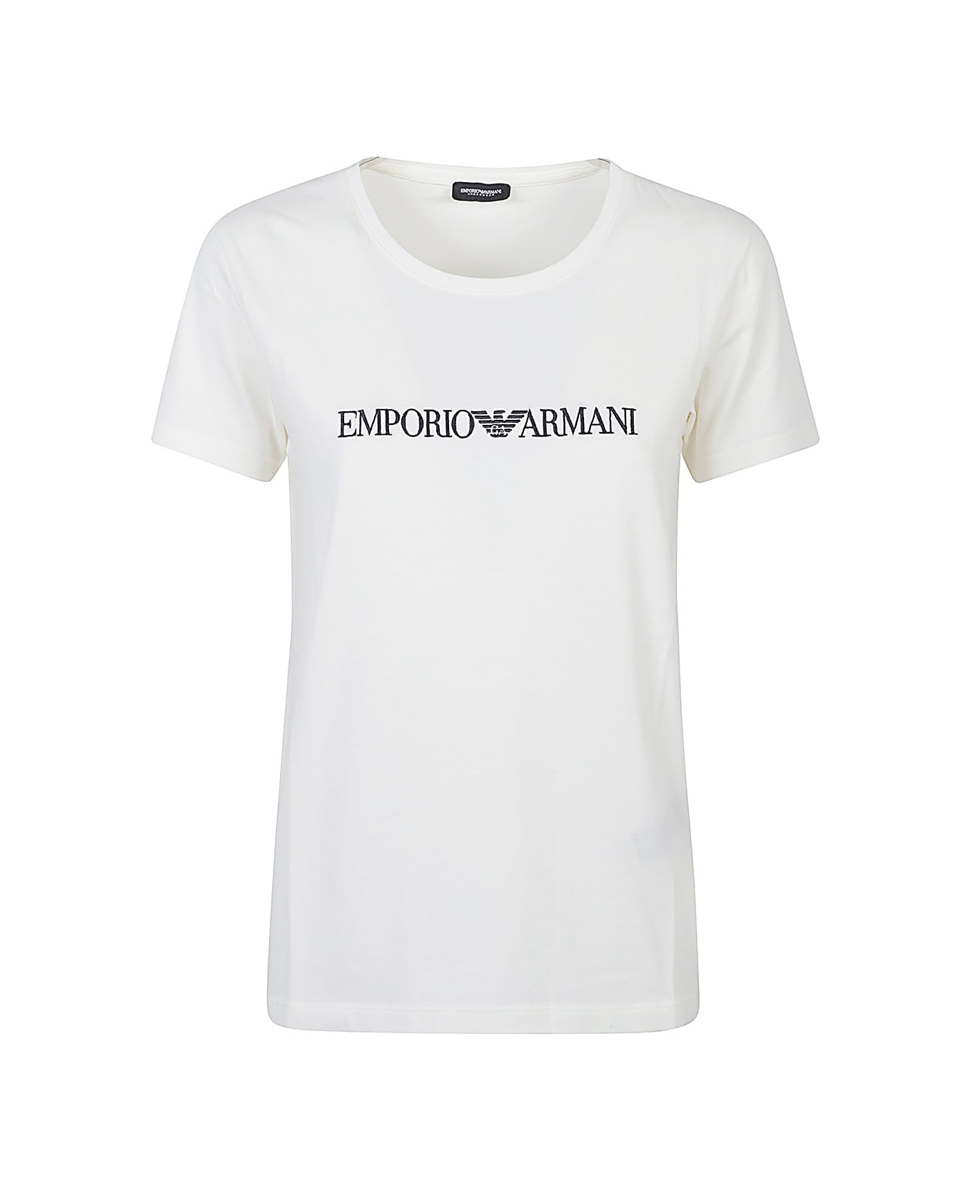 Emporio Armani Logo Cotton T-shirt - White