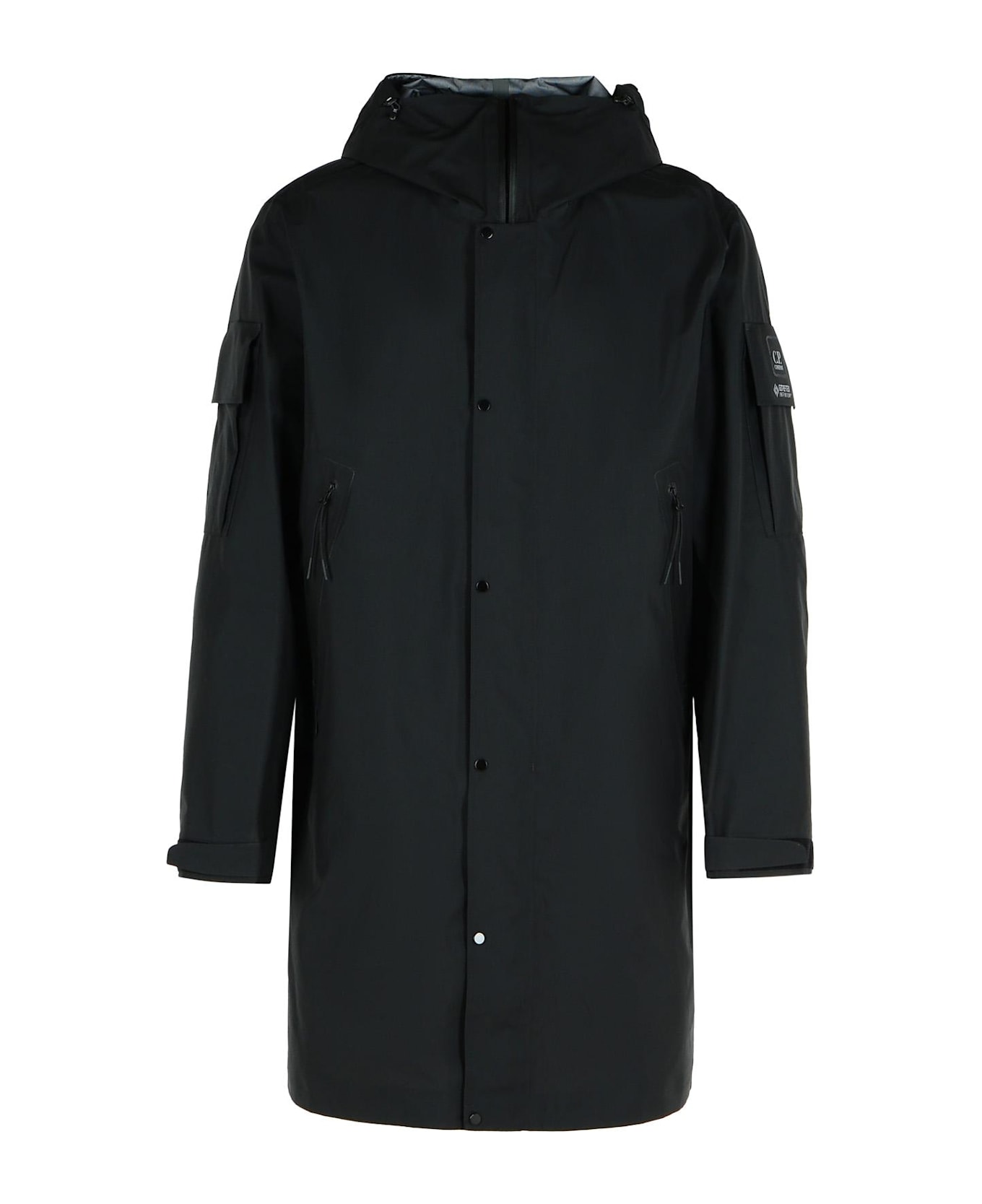 C.P. Company Black Gore-tex Parka - Black